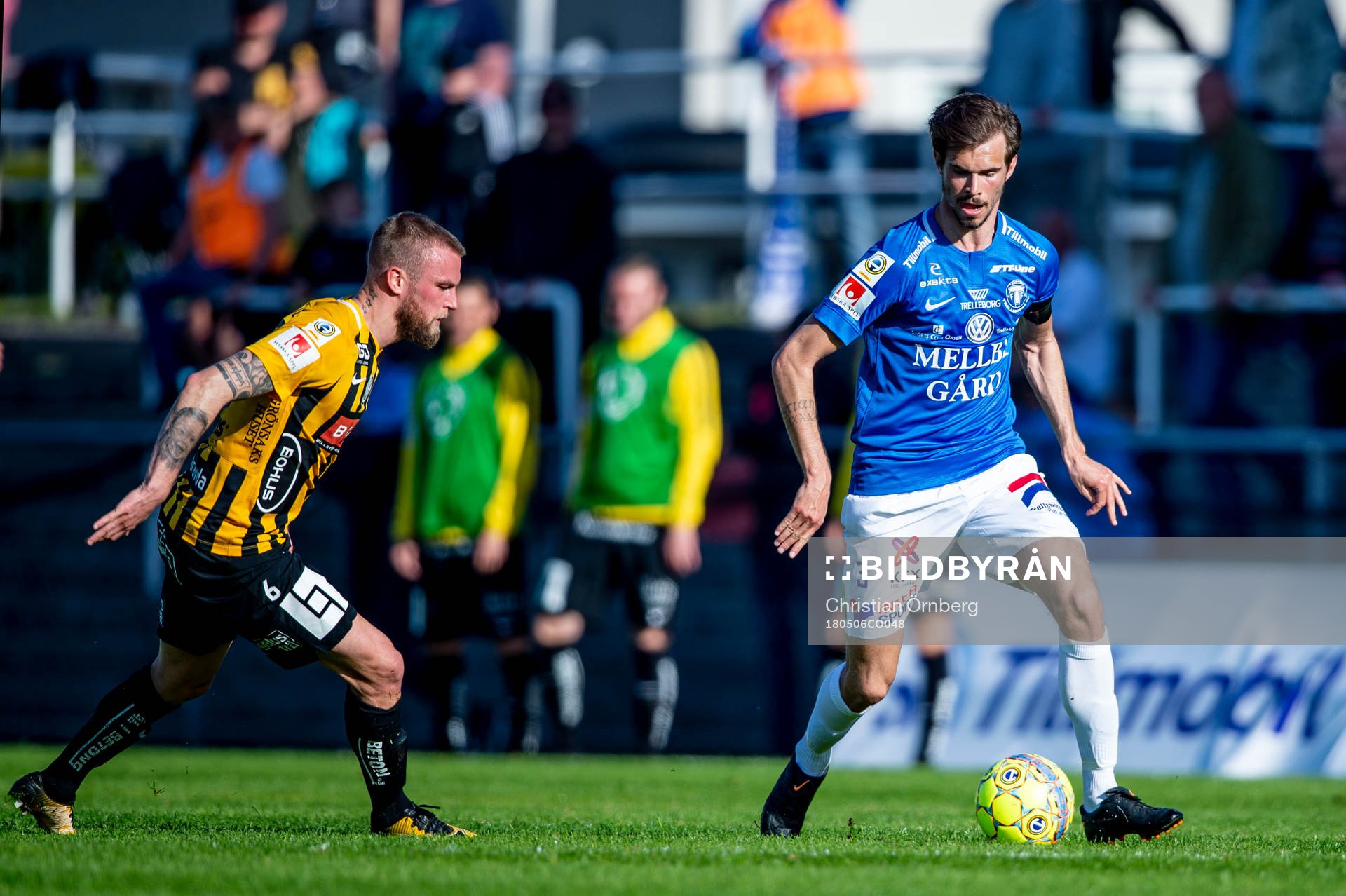 Häckens Alexander Faltsetas mot Trelleborgs Sebastian