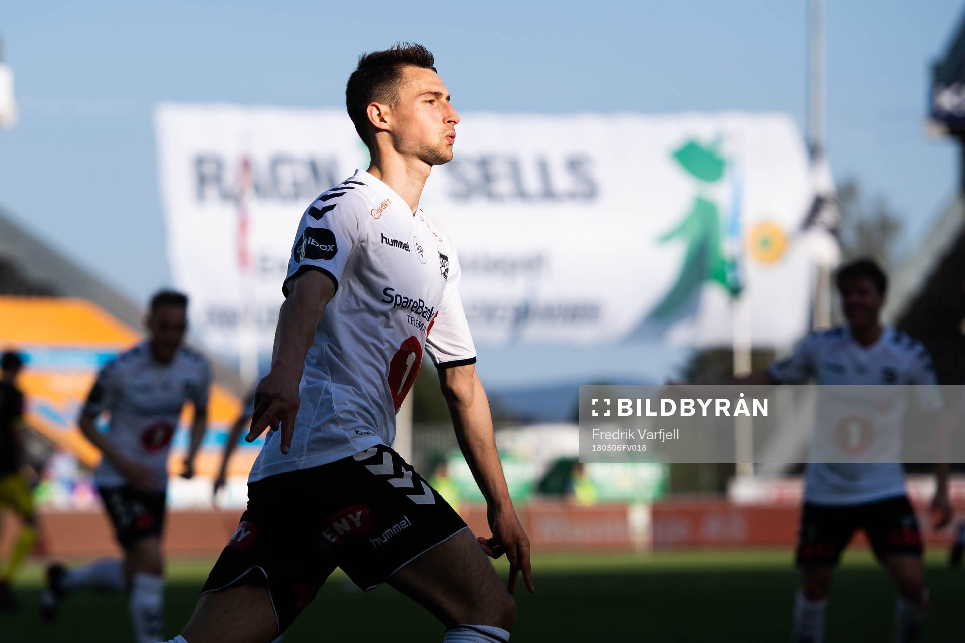 Elbasan Rashani of Odd celebrates scoring 2-0