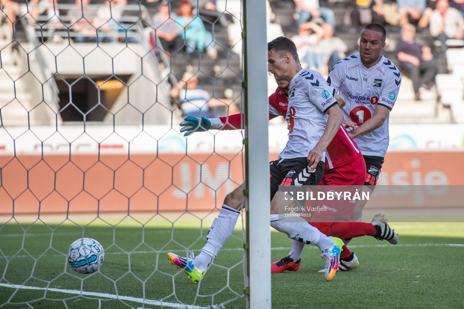 Elbasan Rashani of Odd scores 2-0