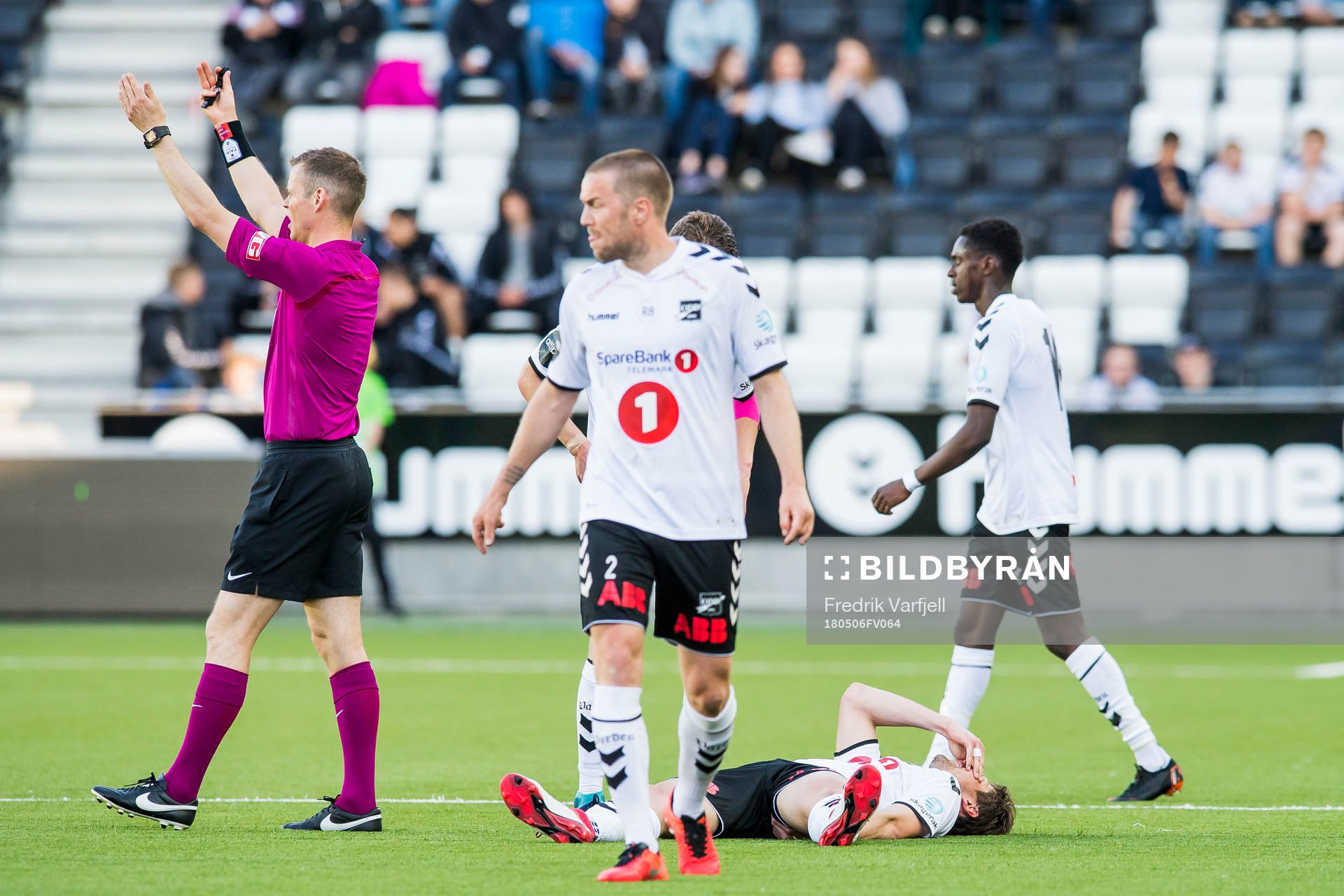 Espen Hammer Berger of Start with an injury
