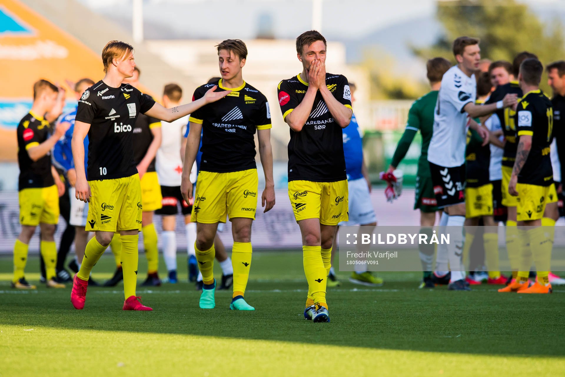 Tobias Christensen, Adnan Hadzic and Espen Hammer Berger of