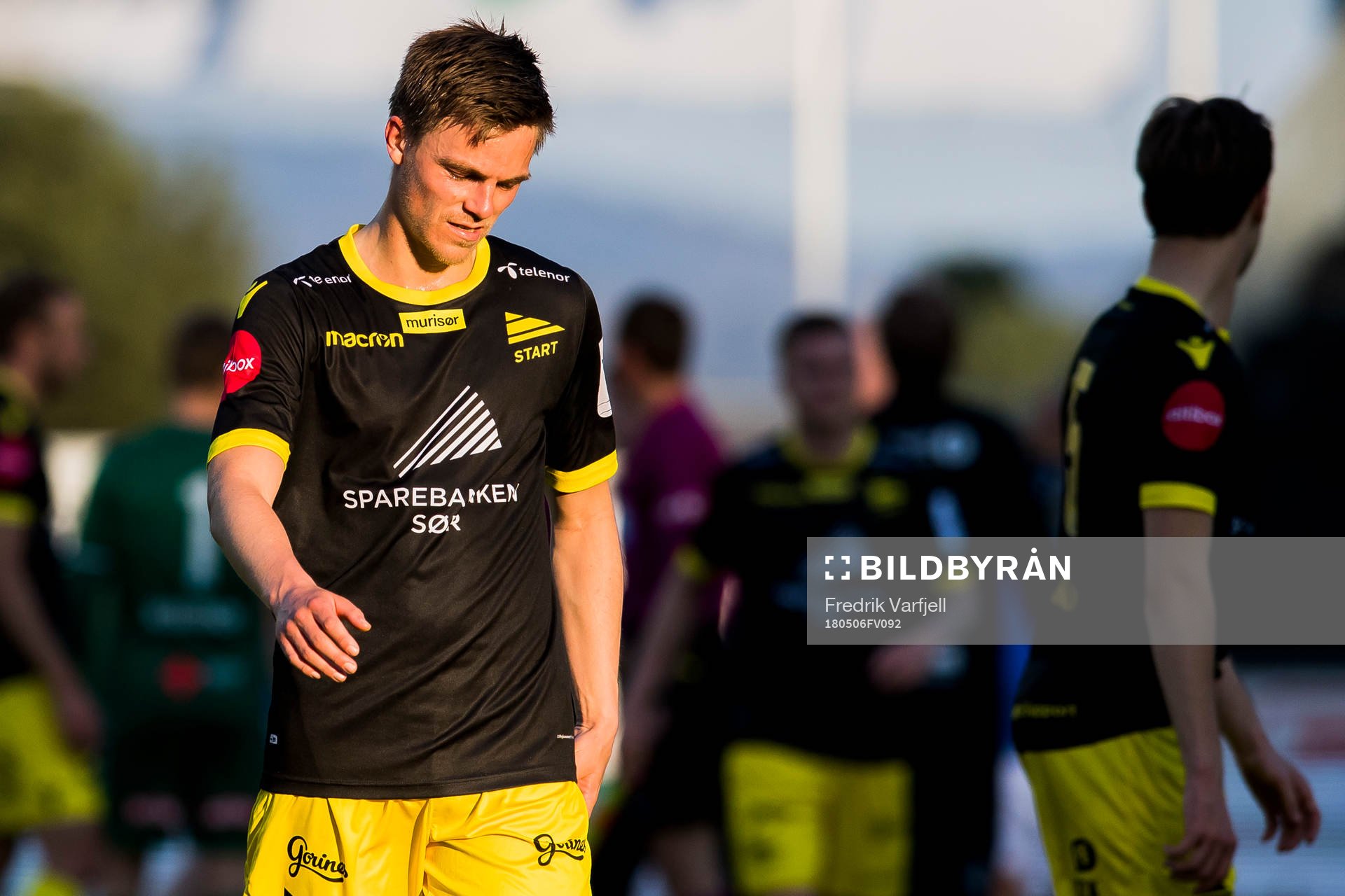 Espen Hammer Berger of Start look dejected