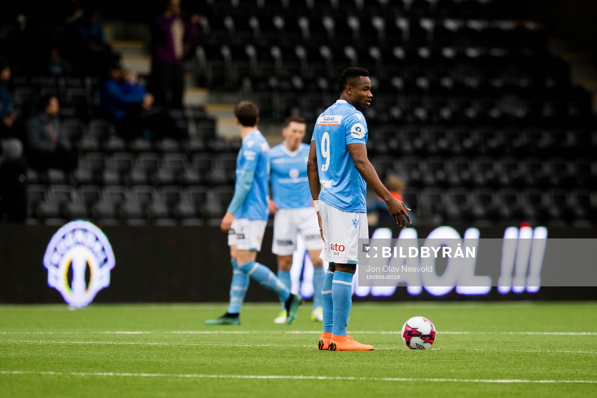 Kachi of Sandnes Ulf looks dejected