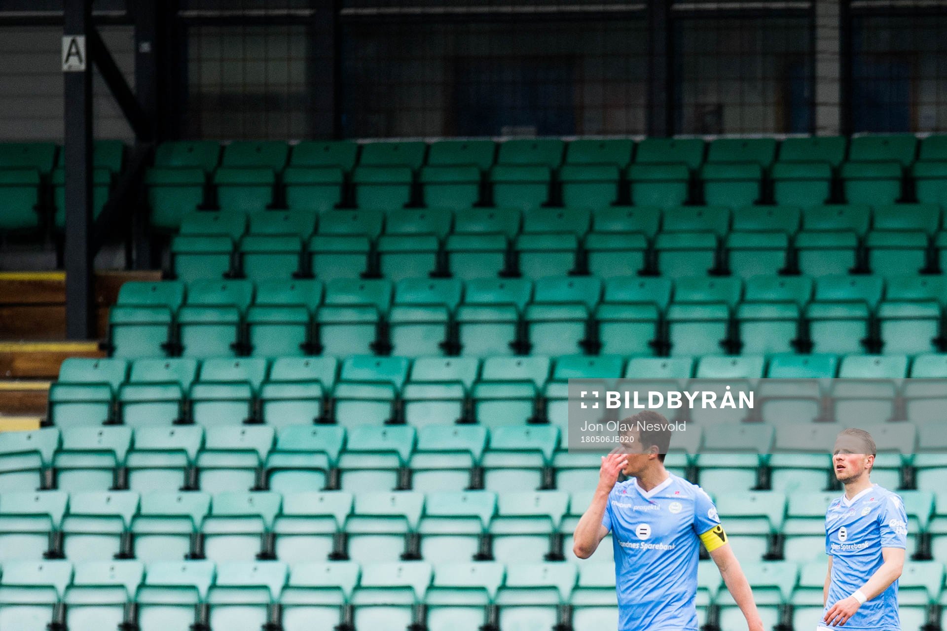 Niels Vorthoren of Sandnes Ulf looks dejected