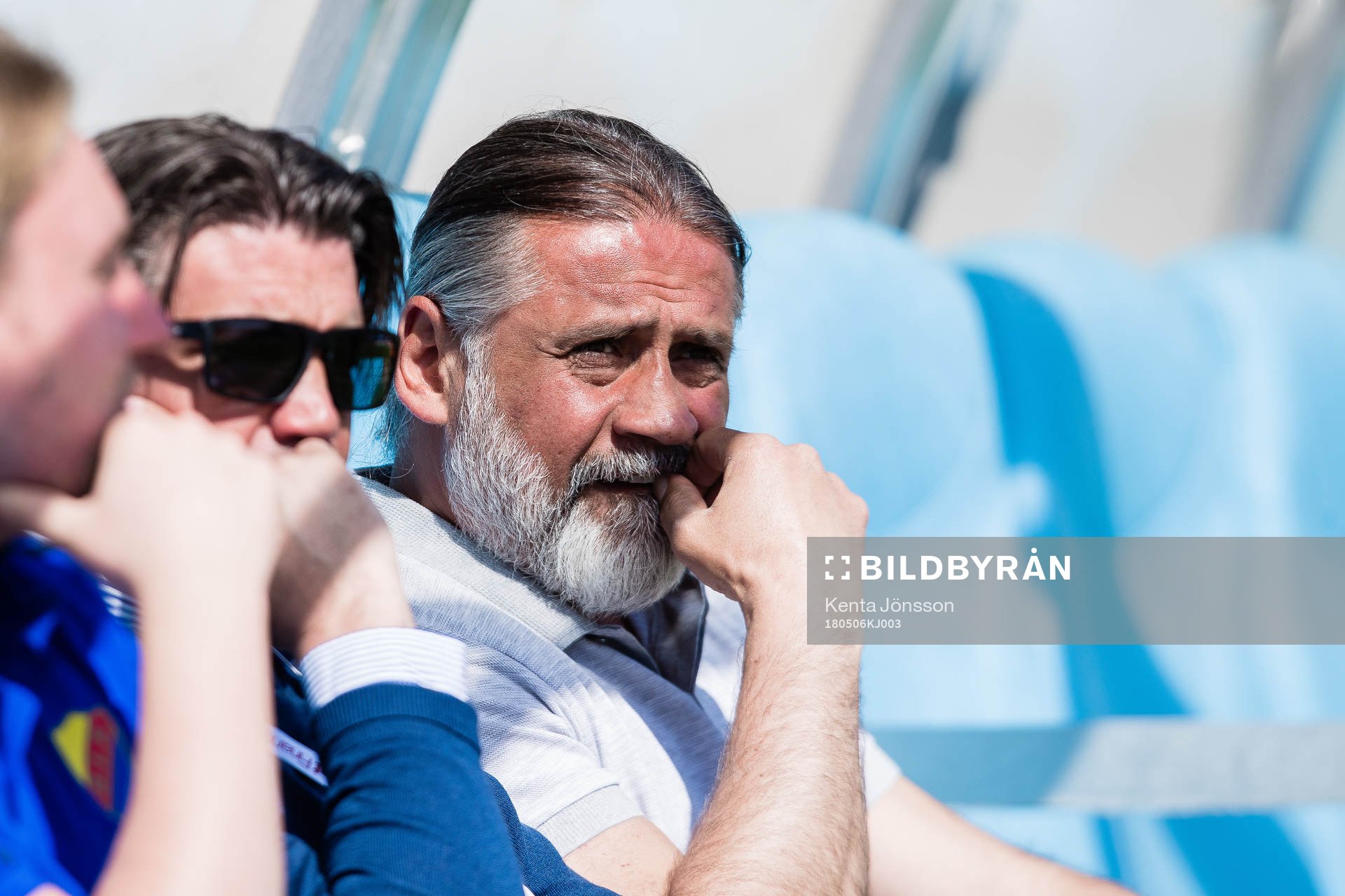 Djurgårdens tränare Özcan Melkemichel innan