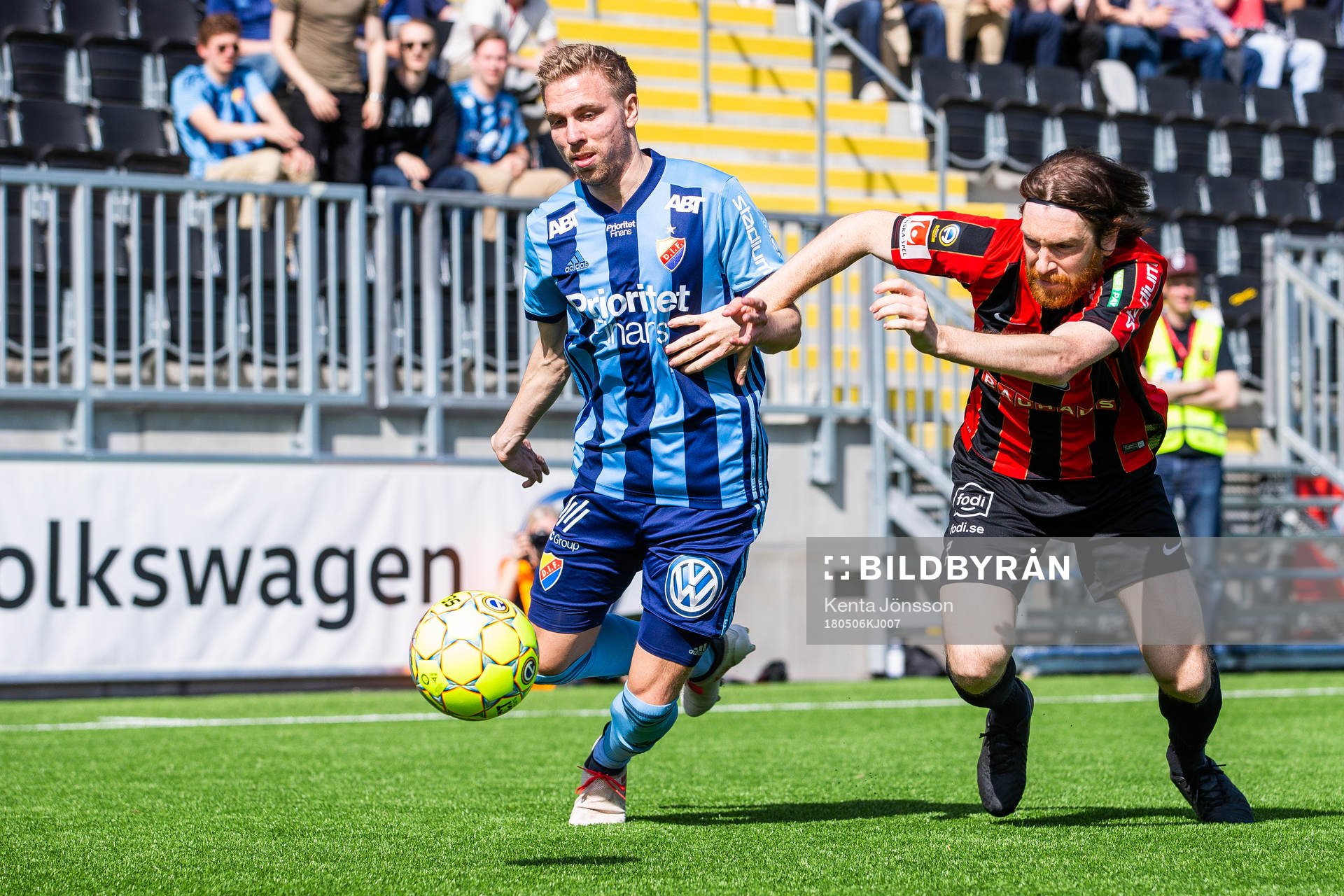 Djurgårdens Jonathan Ring och Brommapojkarnas Markus