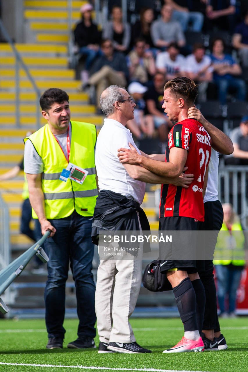 Brommapojkarnas Erik Figueroa tas om hand