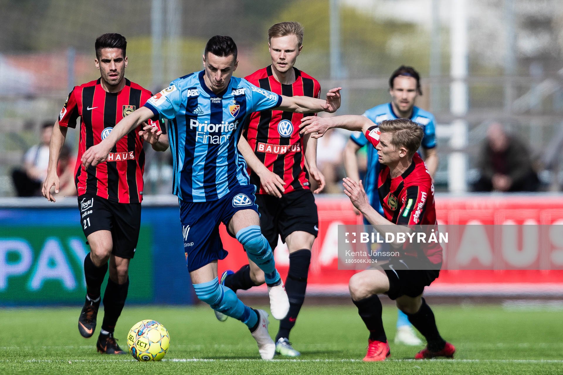 Djurgårdens Haris Radetinac och Brommapojkarnas Jacob