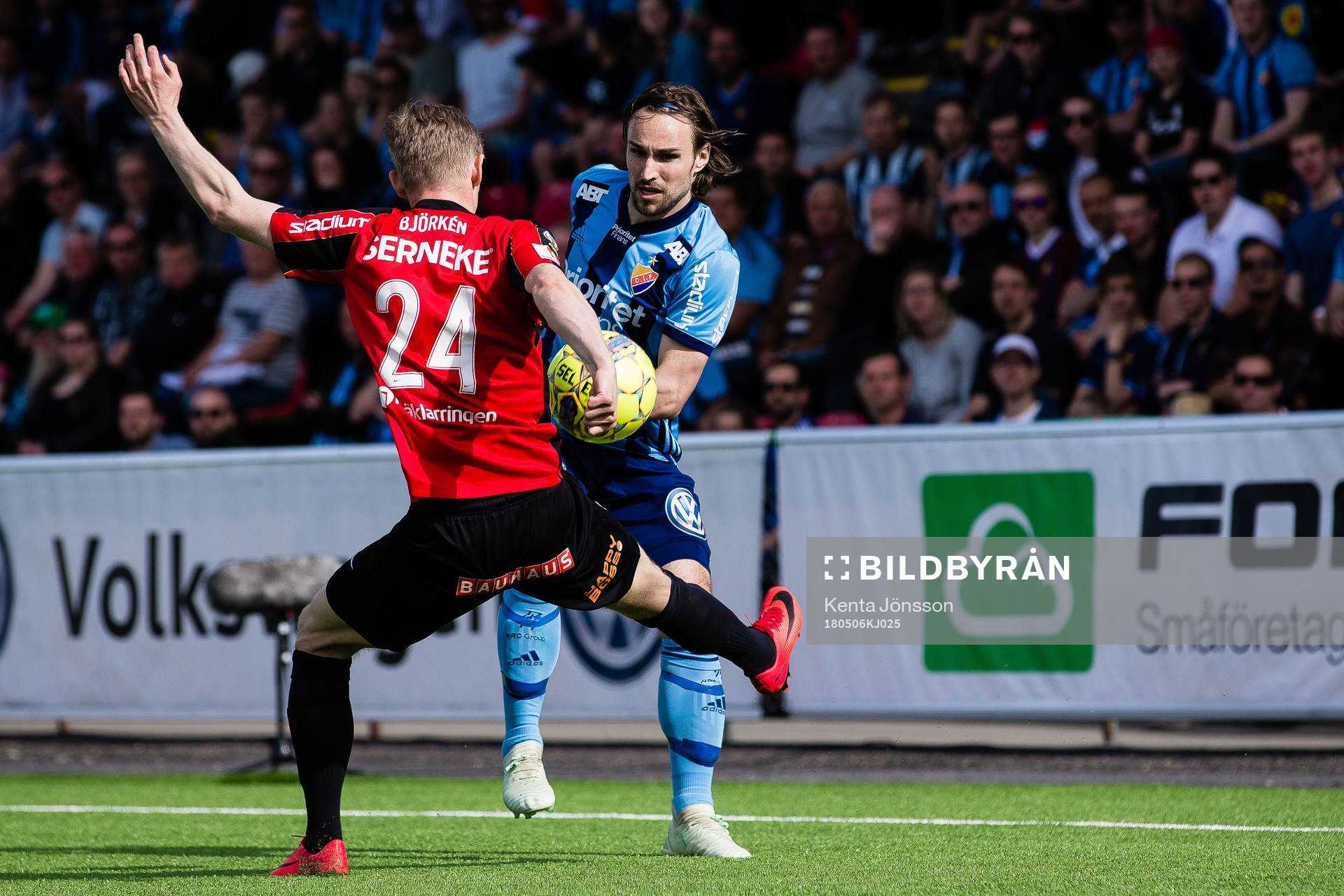 Djurgårdens Kevin Walker och Brommapojkarnas Fritiof