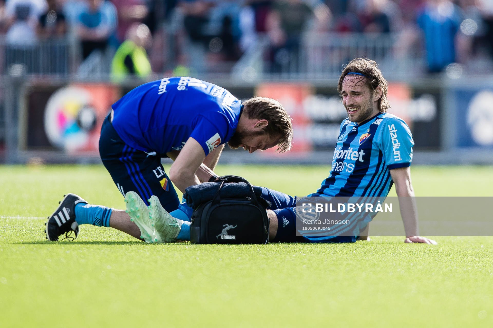 Djurgårdens Kevin Walker har skadat sig