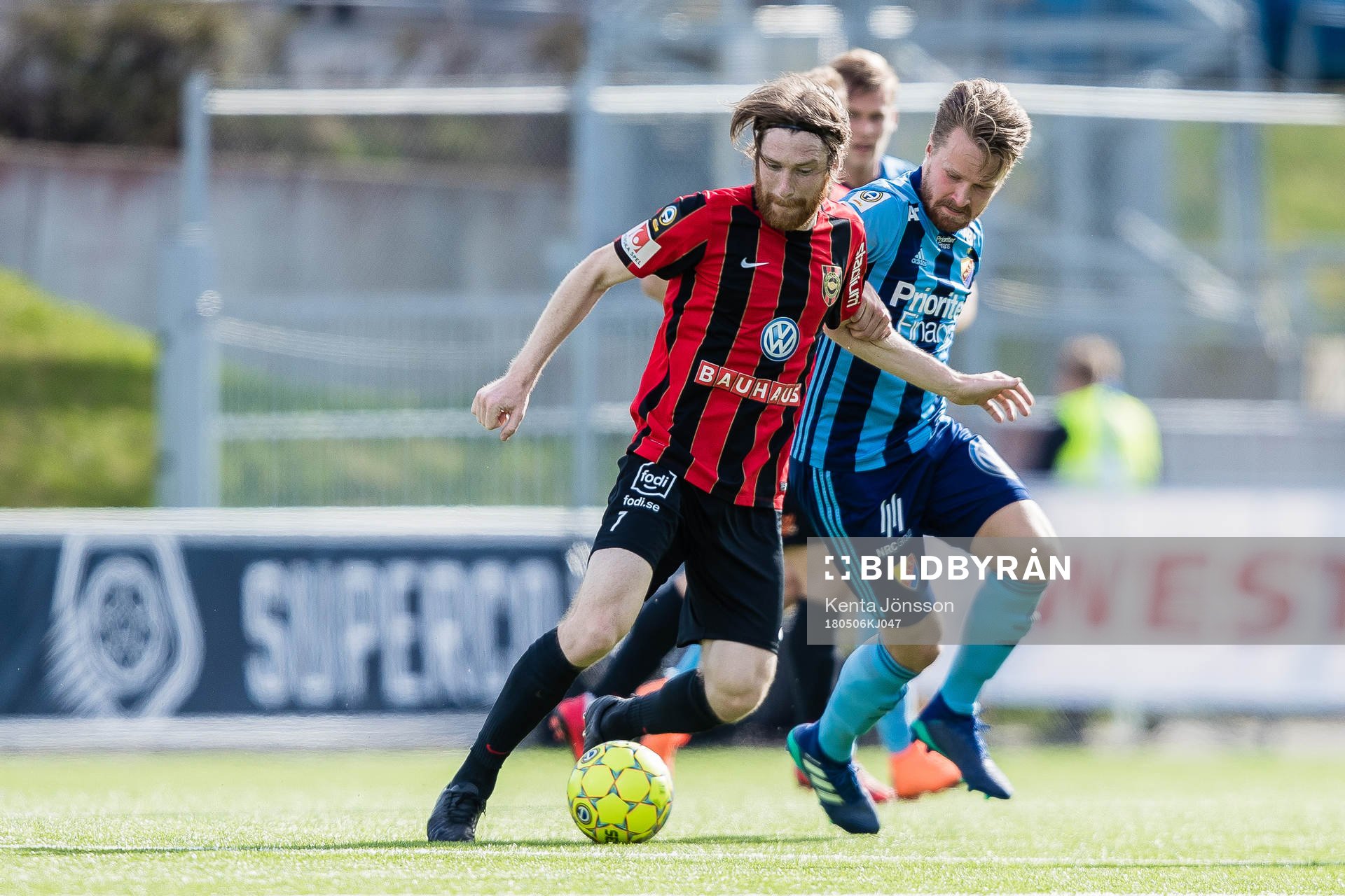 Brommapojkarnas Markus Gustafsson och Djurgårdens Jacob