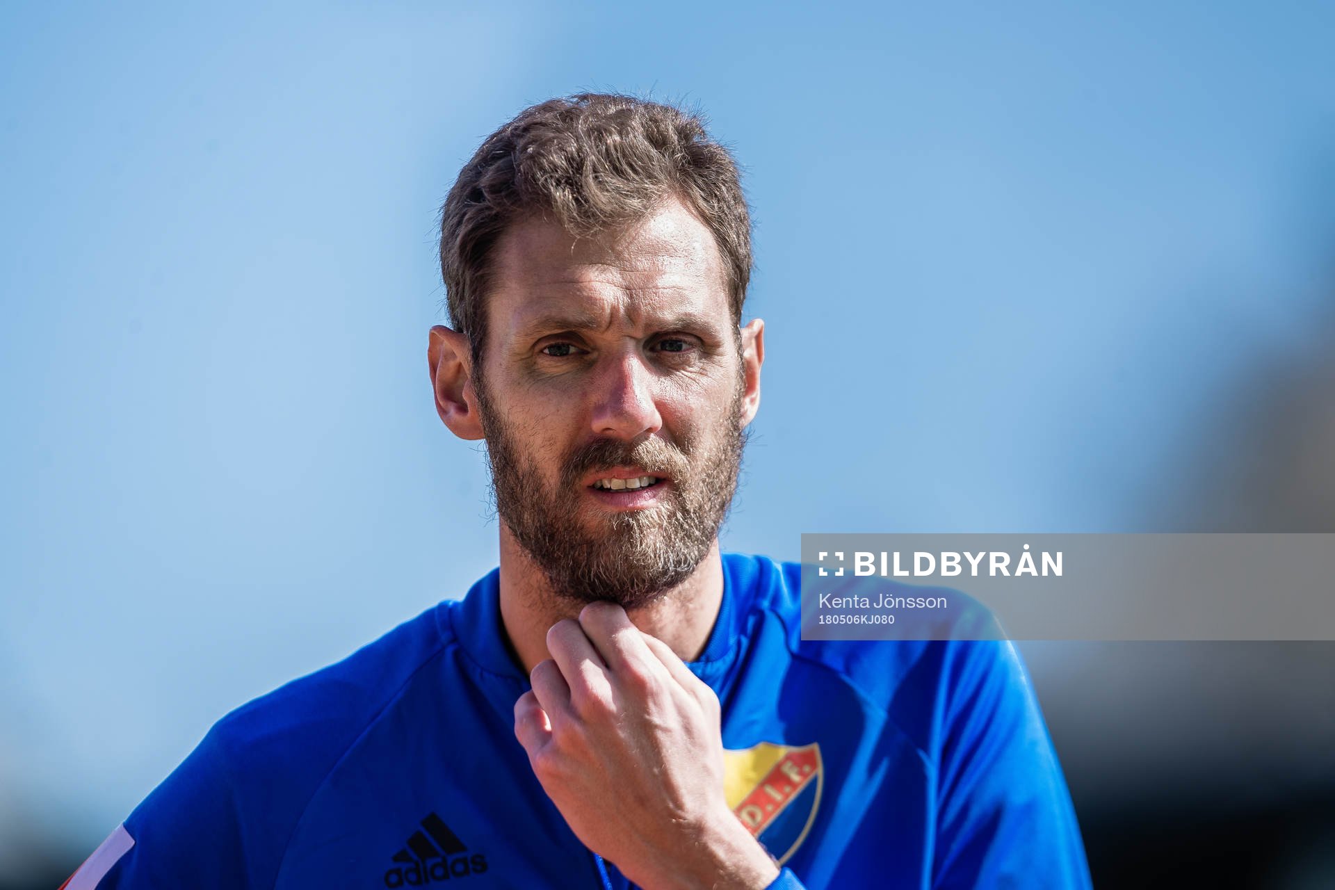 Djurgårdens målvakt Andreas Isaksson innan