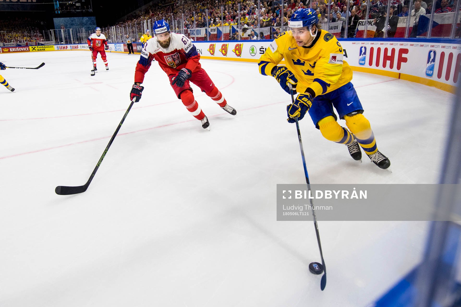 Sveriges Adrian Kempe och Tjeckiens Lukas Klok