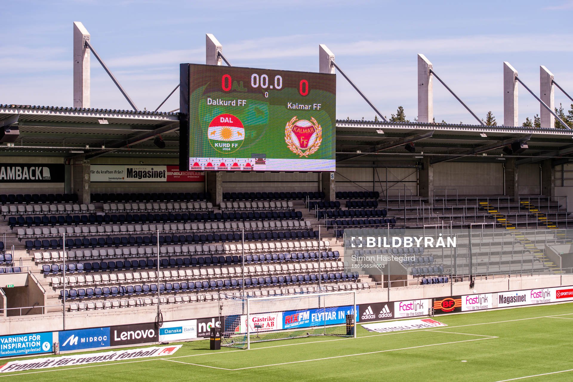 Ledskärm på Gavlevallen
