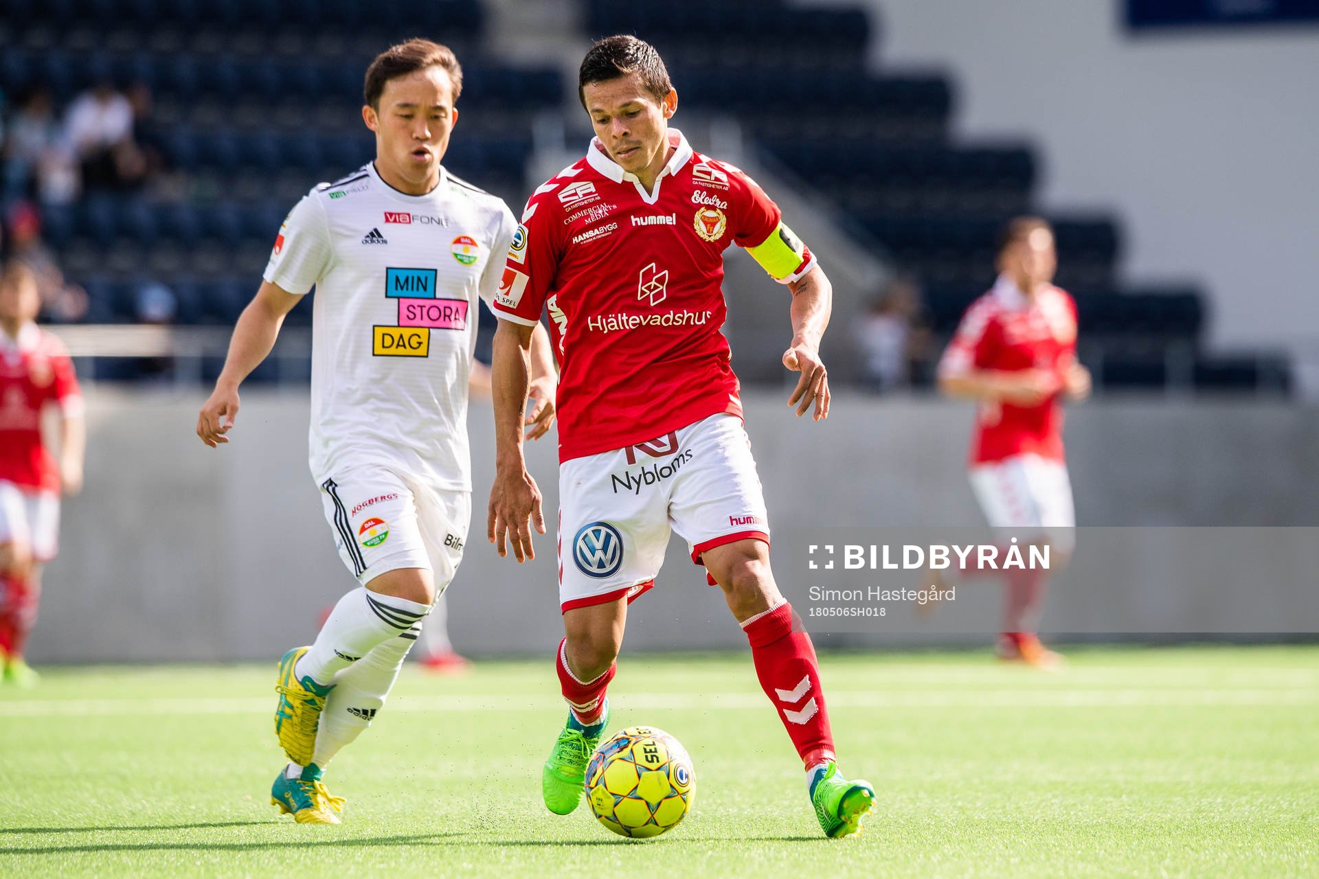 Dalkurds Yukiya Sugita och Kalmars Romário Pereira Sipião