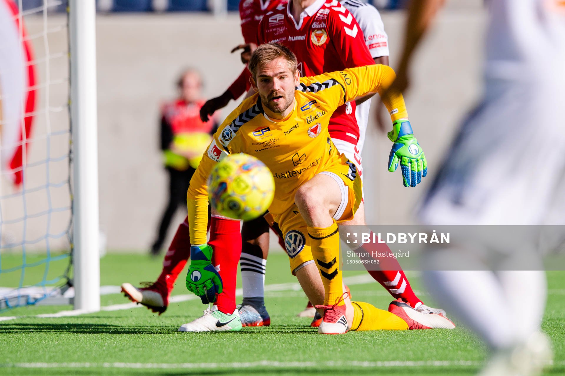 Kalmars målvakt Lucas Hägg-Johansson