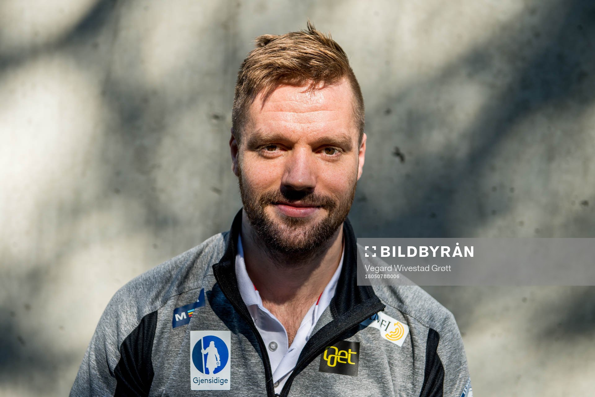 Goaltender Lars Haugen of Norway poses for a portrait