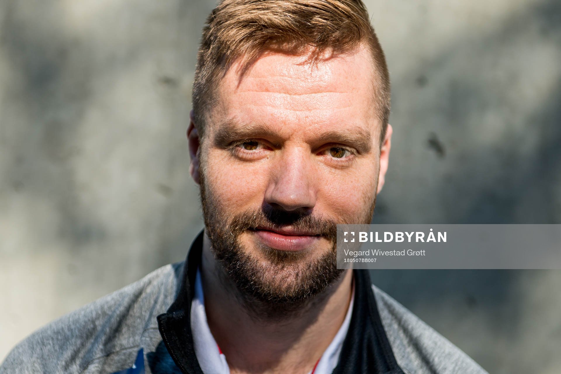 Goaltender Lars Haugen of Norway poses for a portrait