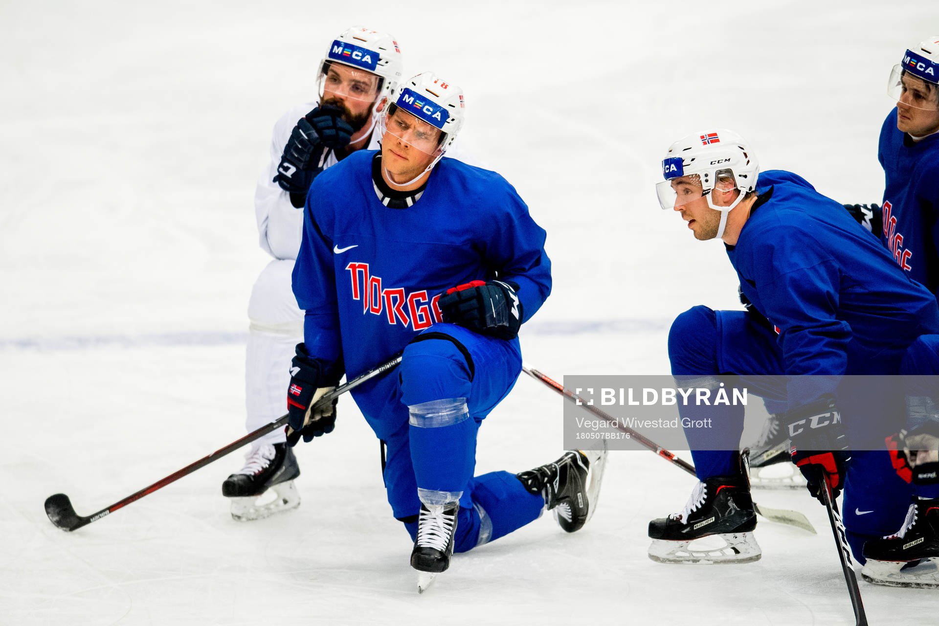 Villiam Strøm, Tobias Lindström and Eirik Salsten of