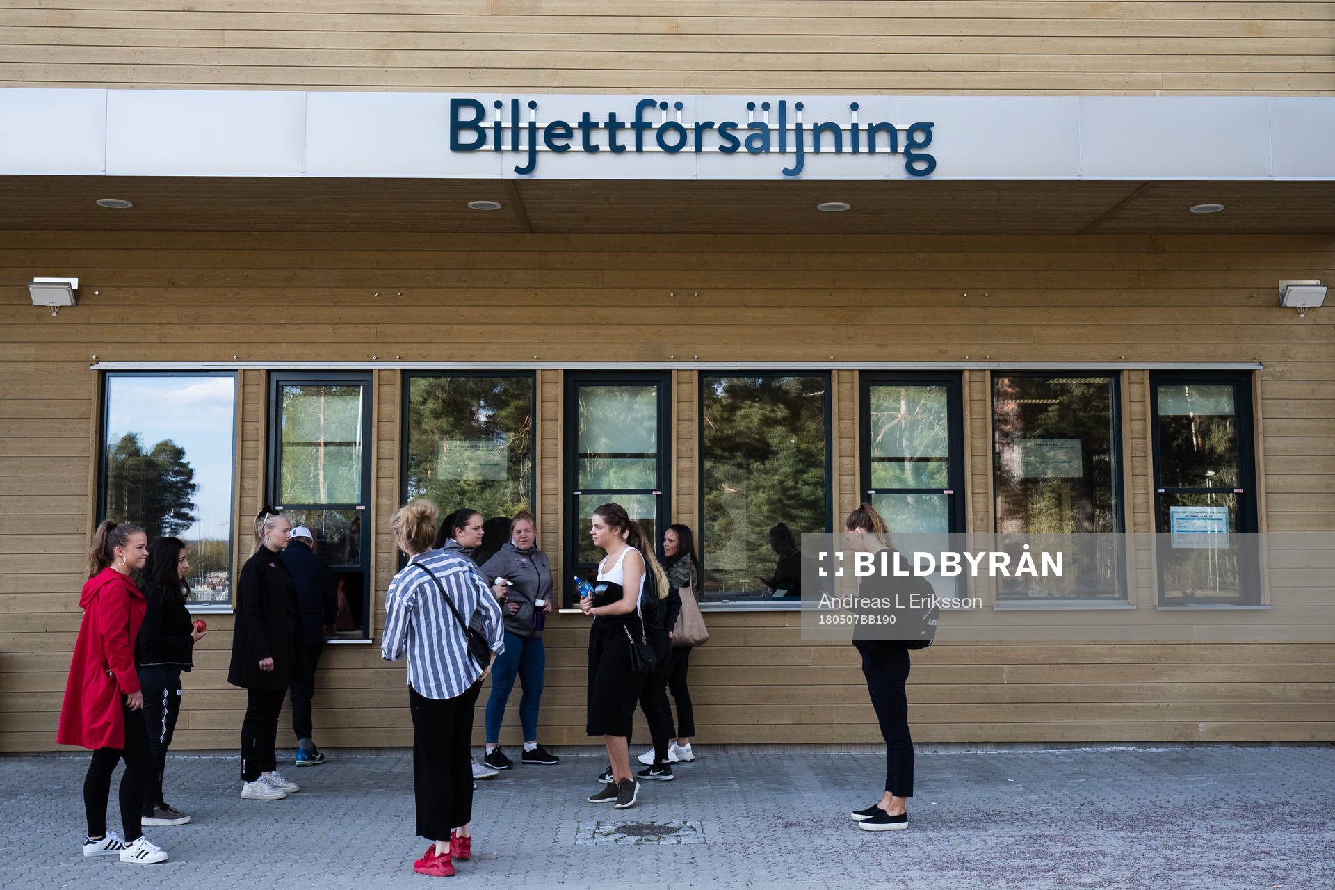 Biljettluckorna vid Gavlevallen