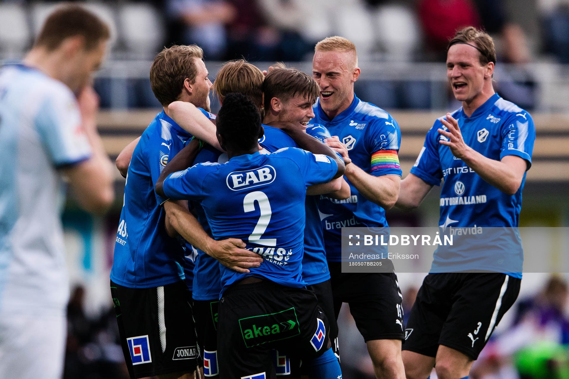 Halmstads Thomas Boakye, Peter Larsson och Alexander