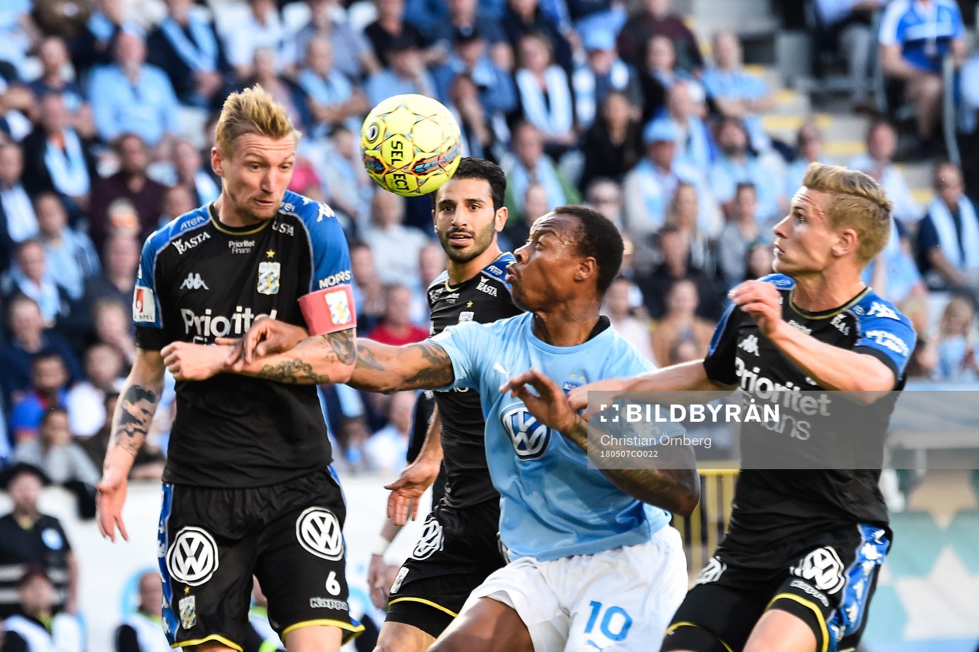 IFK Göteborgs Sebastian Eriksson, Gustav Engvall och