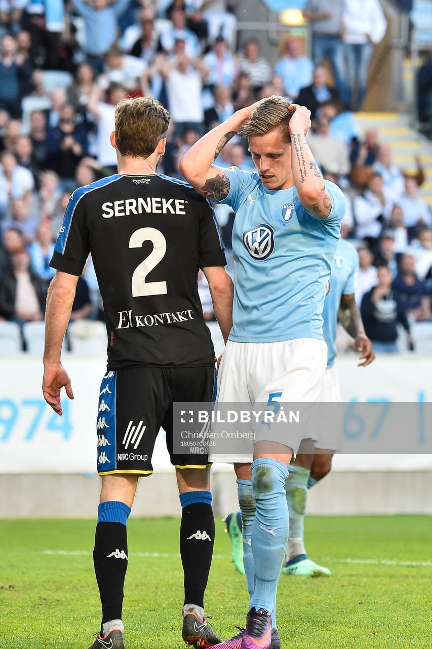 Malmö FFs Sören Rieks deppar