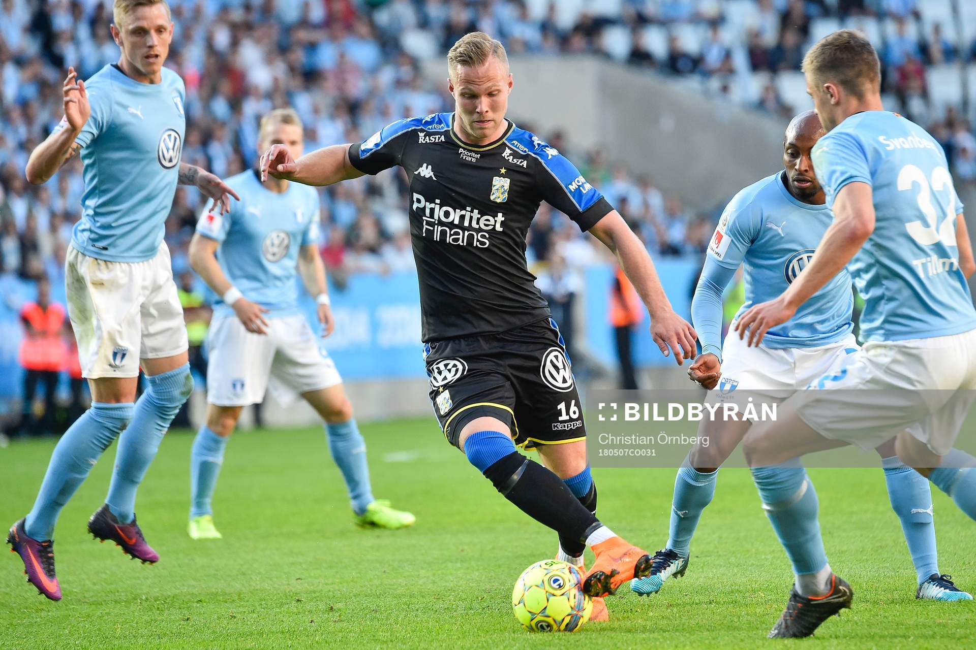 IFK Göteborgs Gustav Engvall och Malmö FFs Mattias