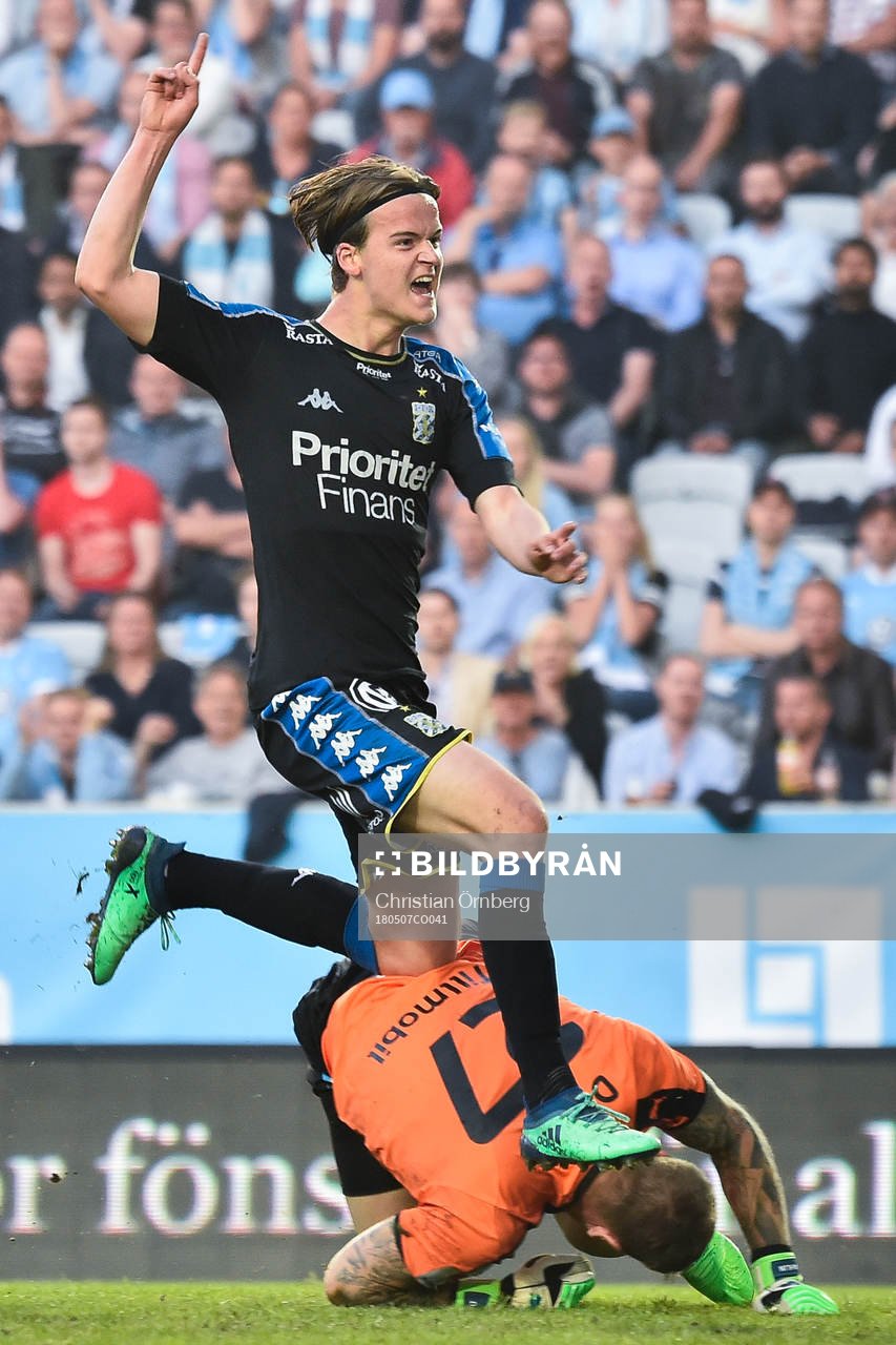 IFK Göteborgs August Erlingmark jublar