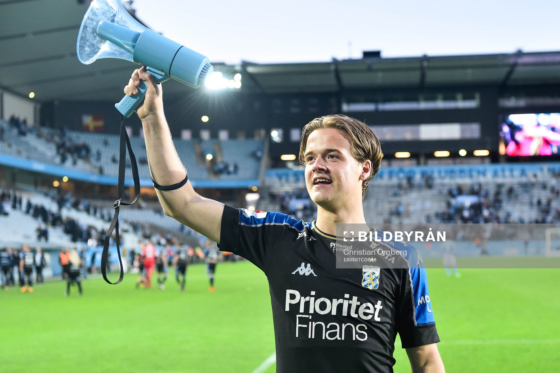 IFK Göteborgs  August Erlingmark jublar