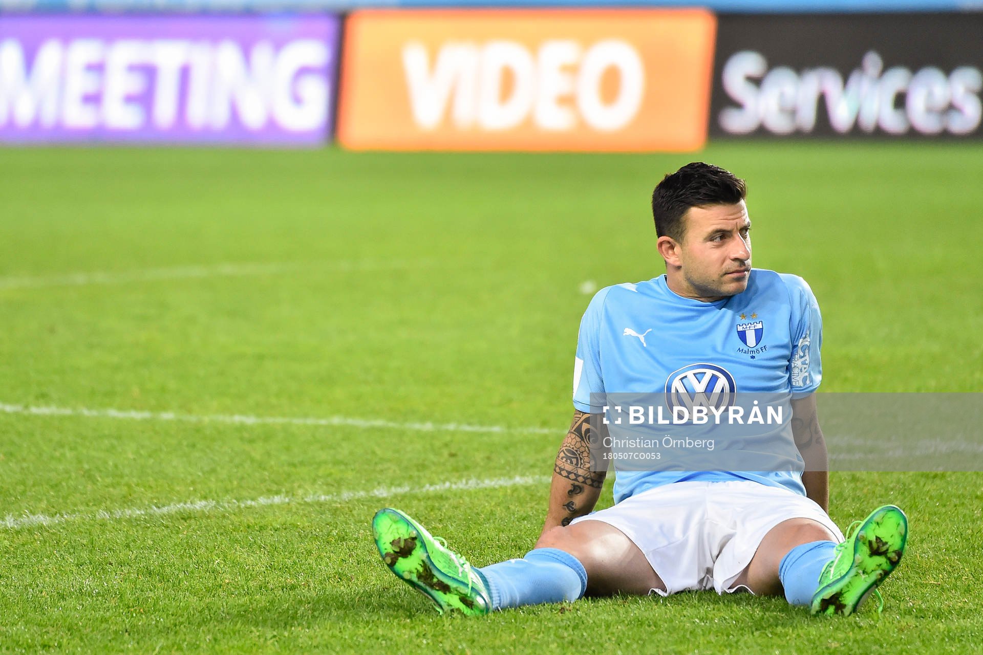 Malmö FFs Berhang Safari deppar