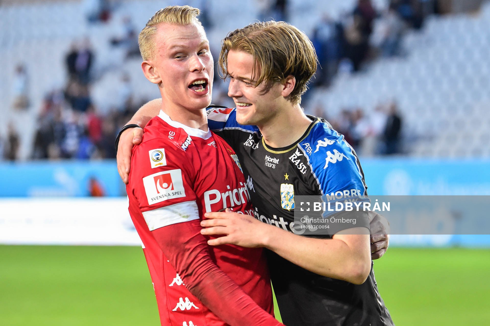 IFK Göteborgs målvakt Pontus Dahlberg och August