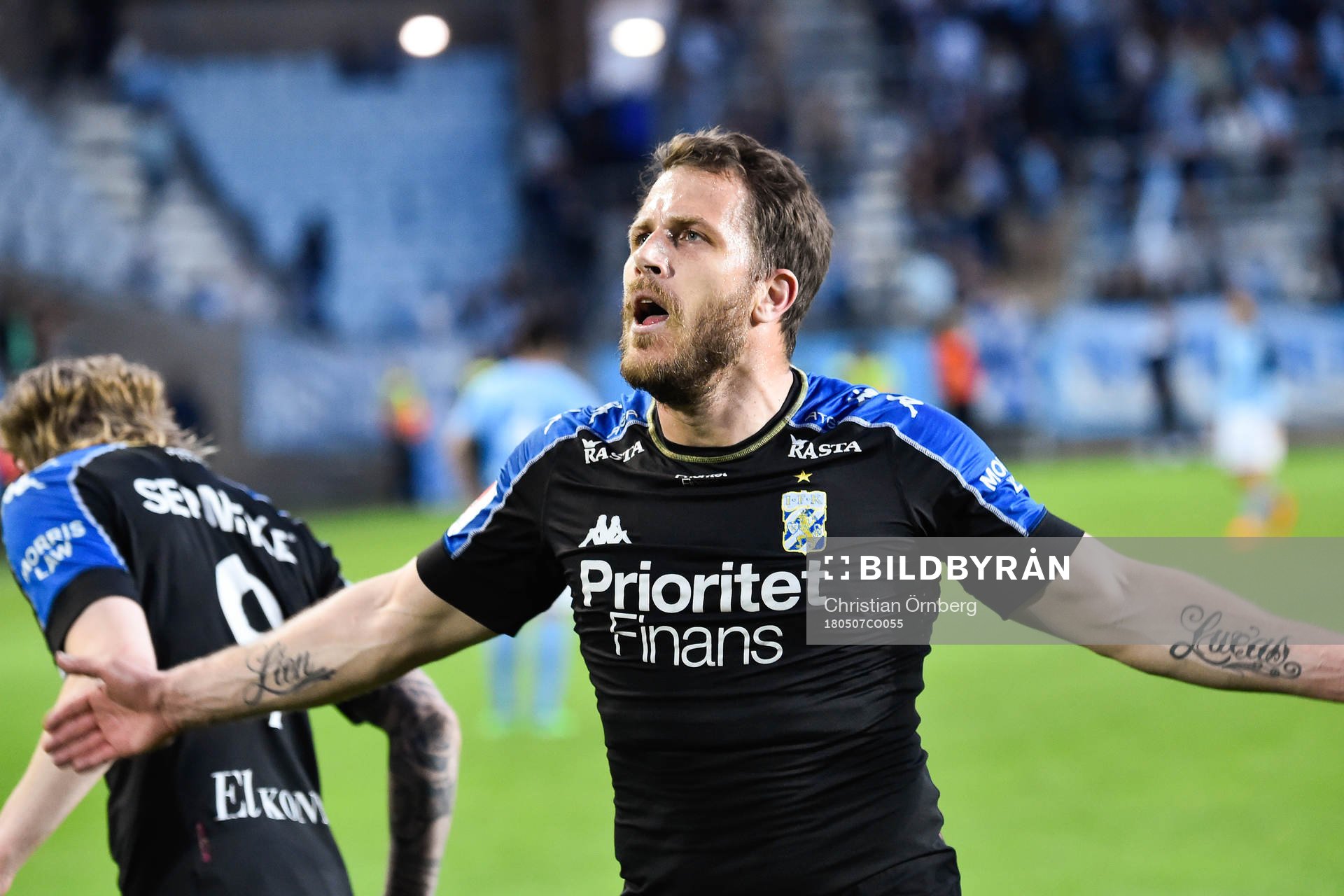 IFK Göteborgs Tobias Hysén jublar