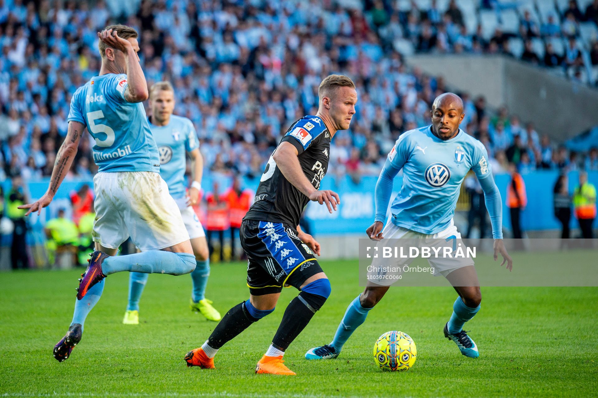 IFK Göteborgs Gustav Engvall mot Malmö FFs Sören Rieks