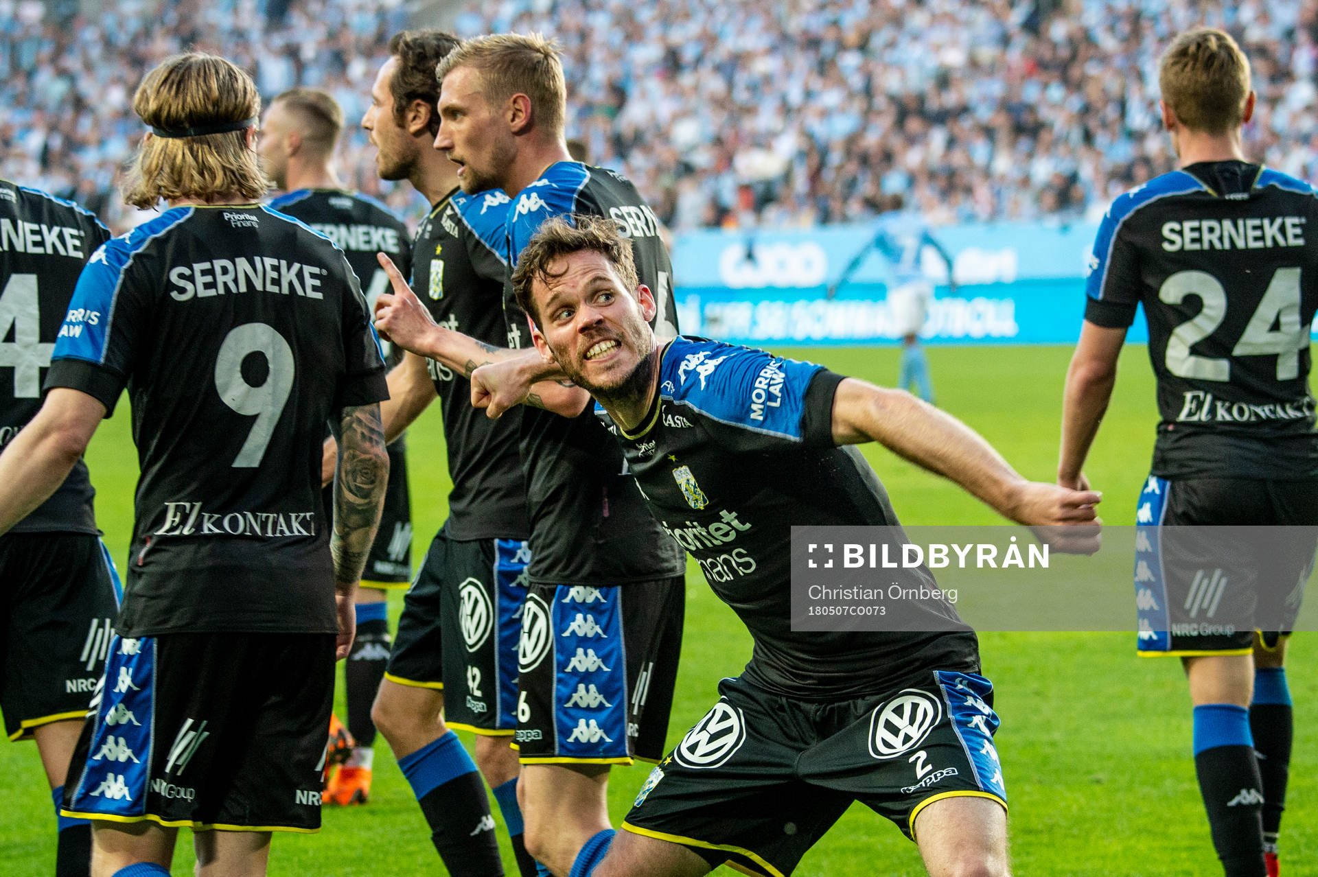 IFK Göteborgs Emil Salomonsson jublar