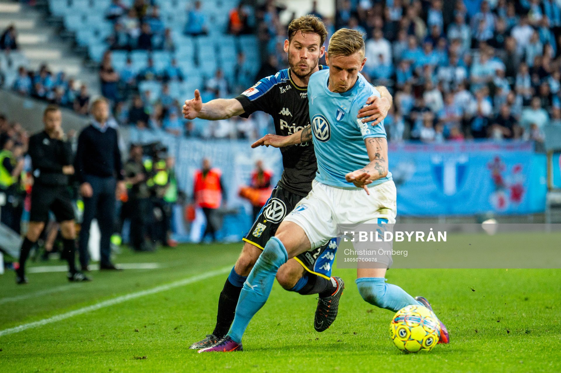 IFK Göteborgs Emil Salomonsson mot Malmö FFs Sören Rieks