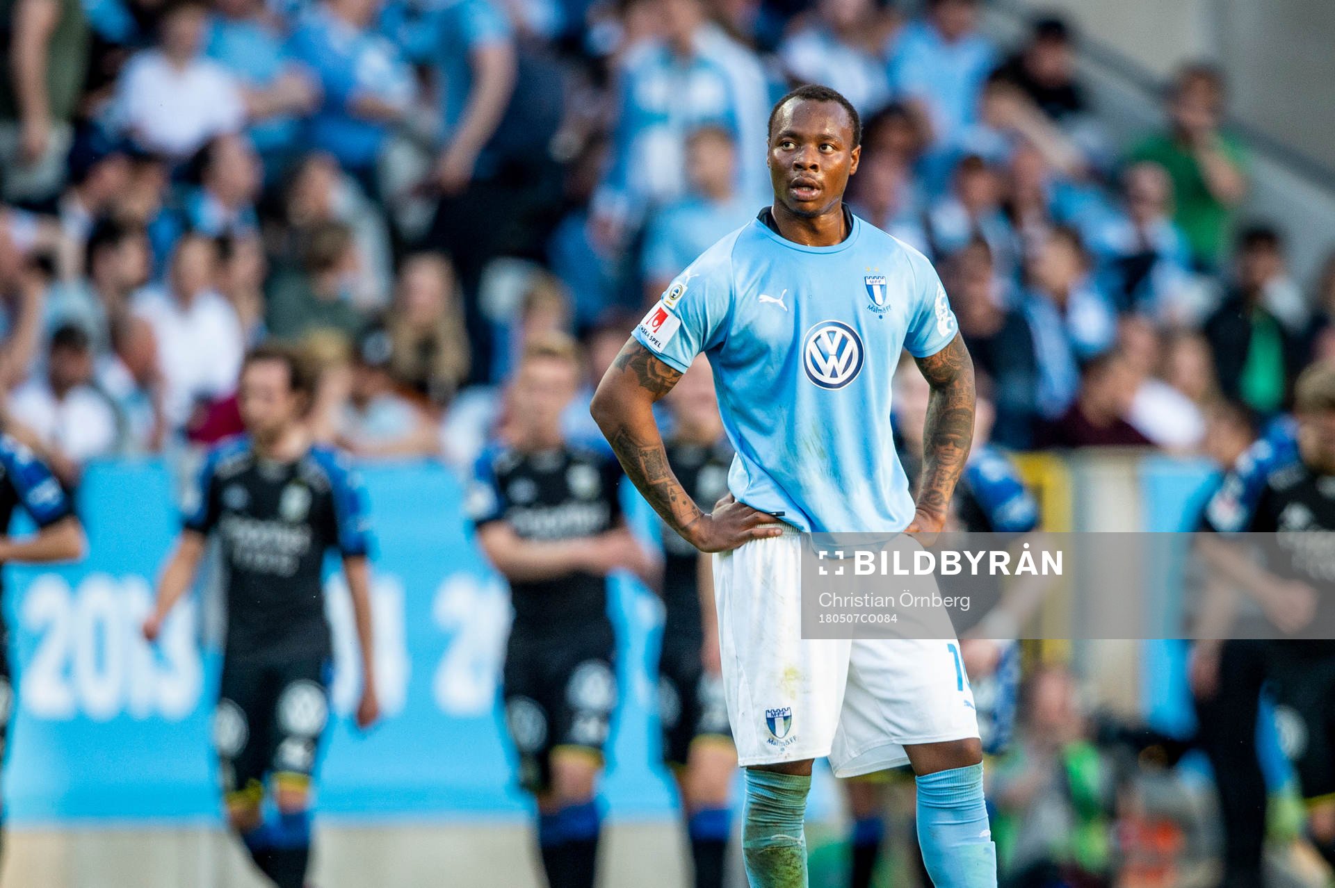 Malmö FFs Bonke Innocent deppar