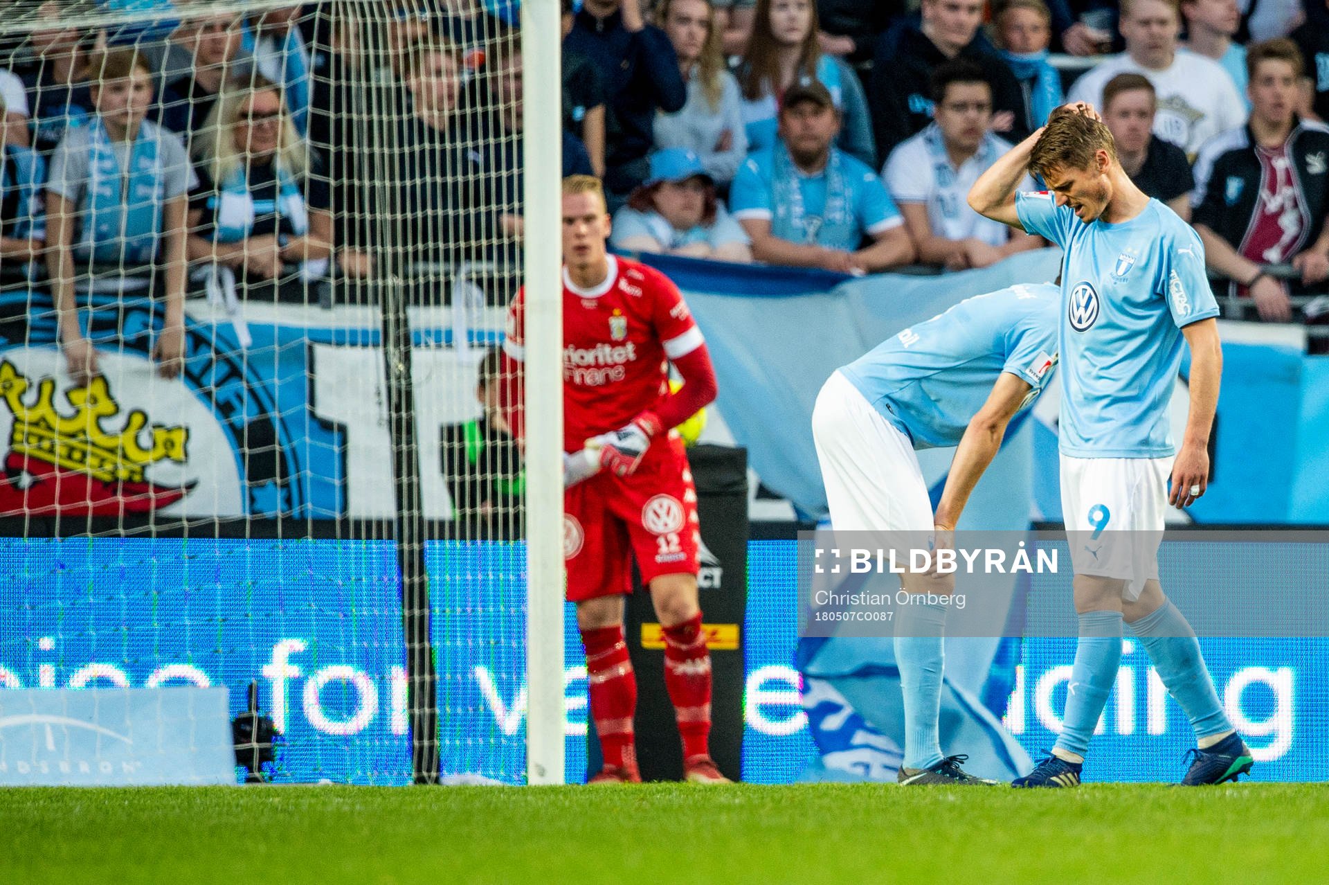 Malmö FFs Markus Rosenberg deppar