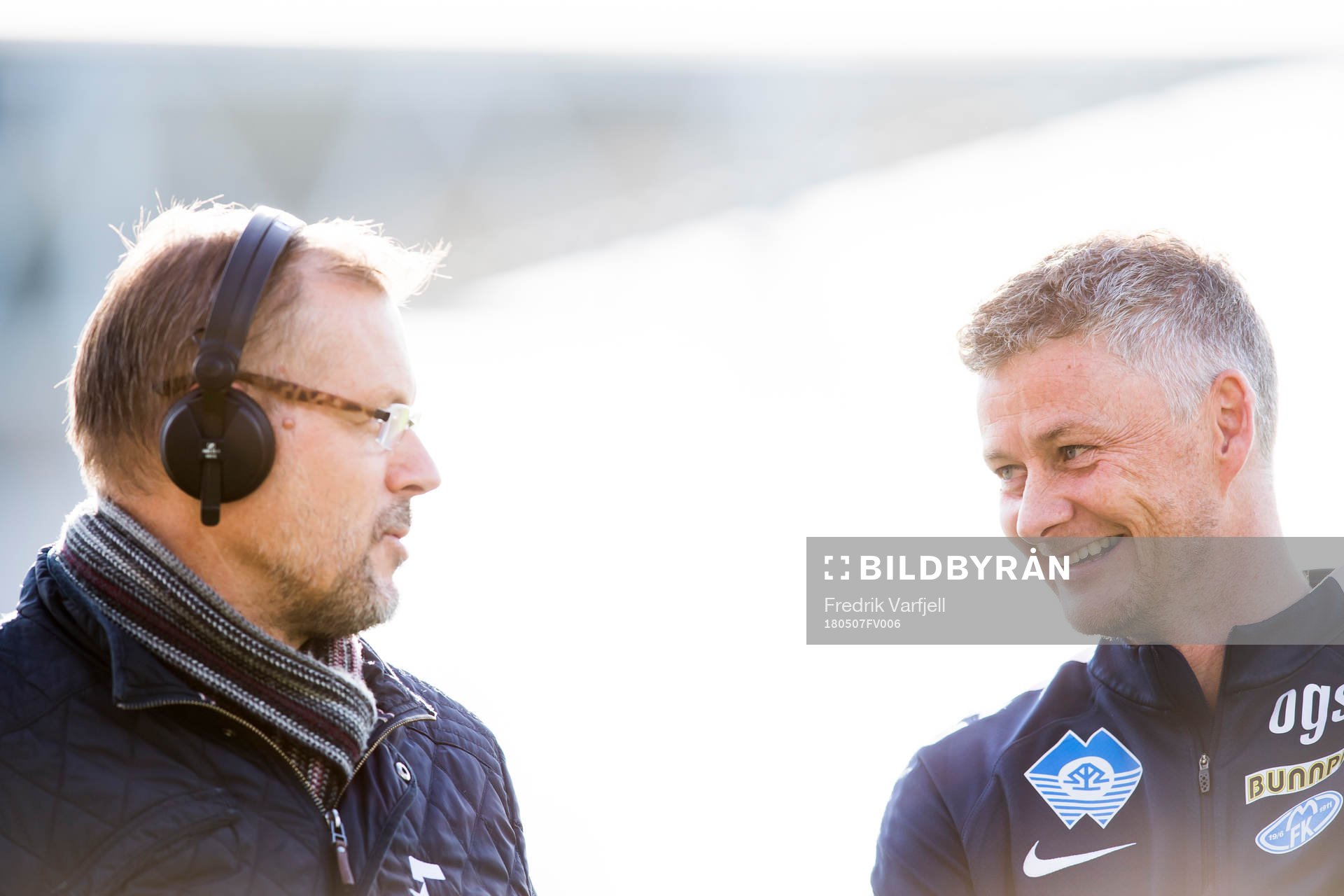 Kjetil Rekdal, TV pundit of Eurosport, and Ole Gunnar