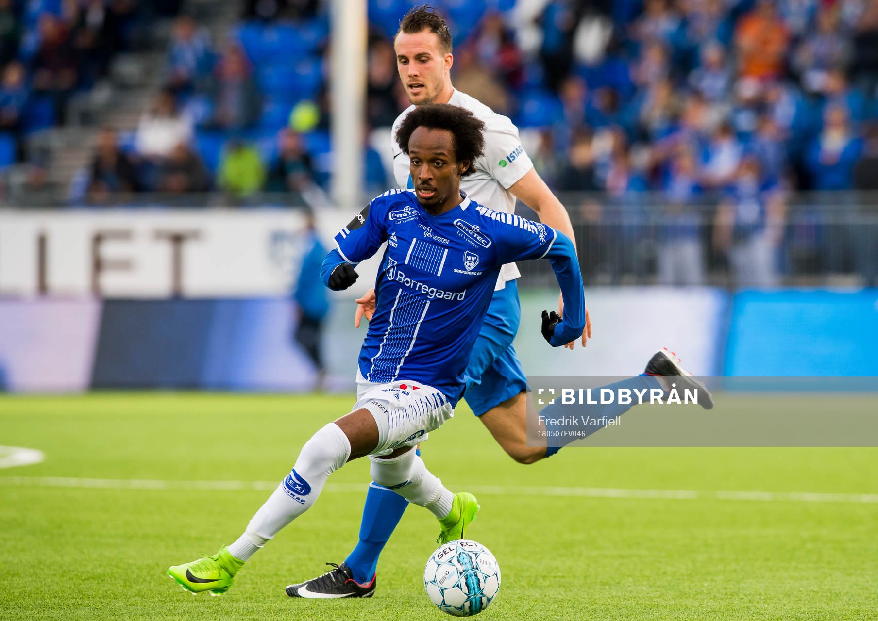 Fredrik Brustad of Molde and Amin Askar of Sarpsborg 08