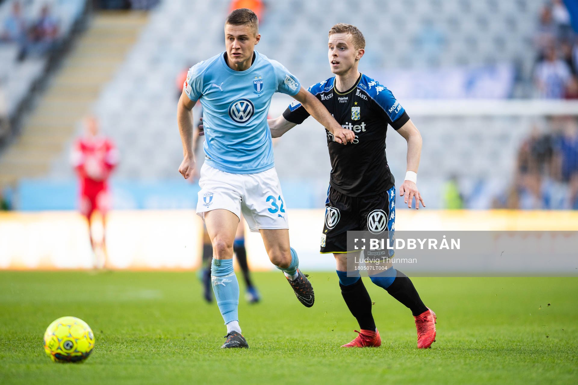 Malmö FFs Mattias Svanberg och IFK Göteborgs Victor