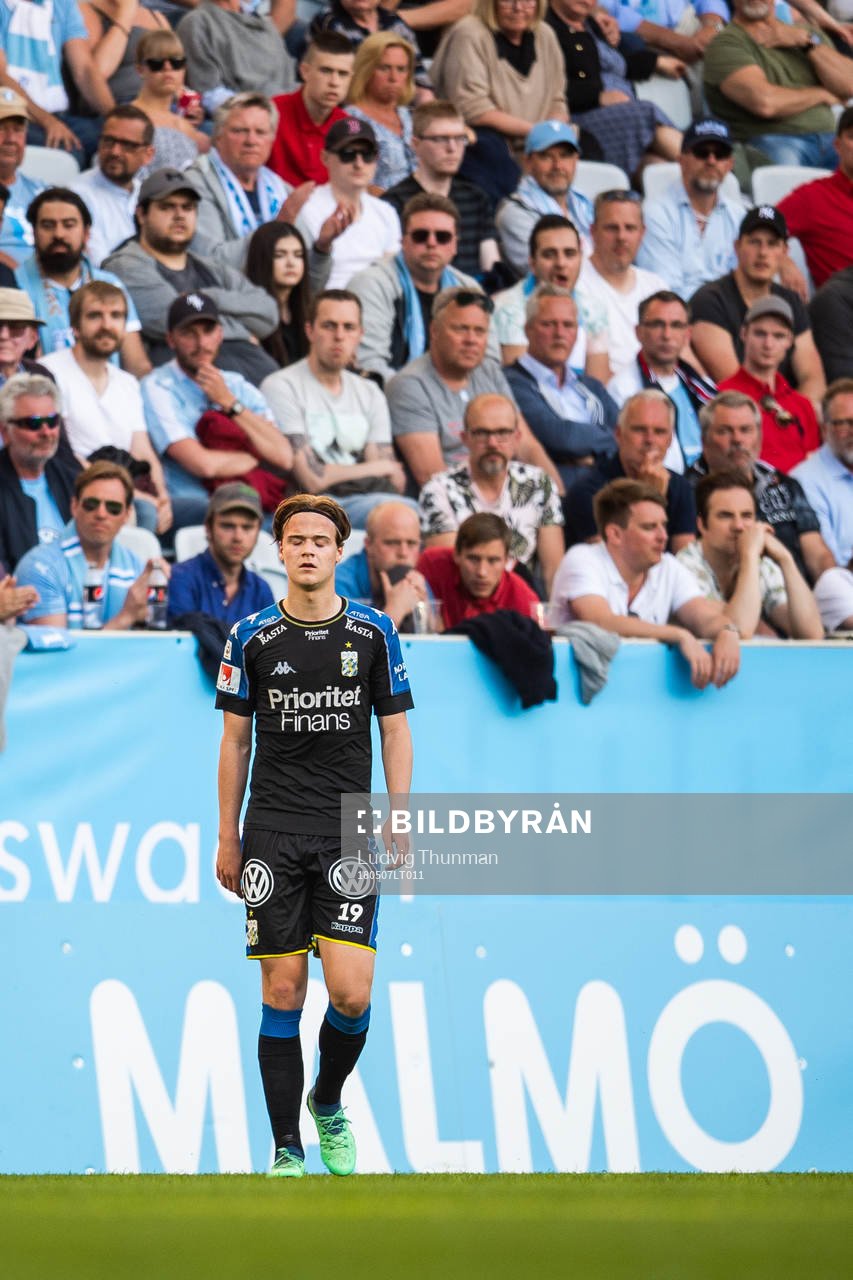 IFK Göteborgs August Erlingmark deppar
