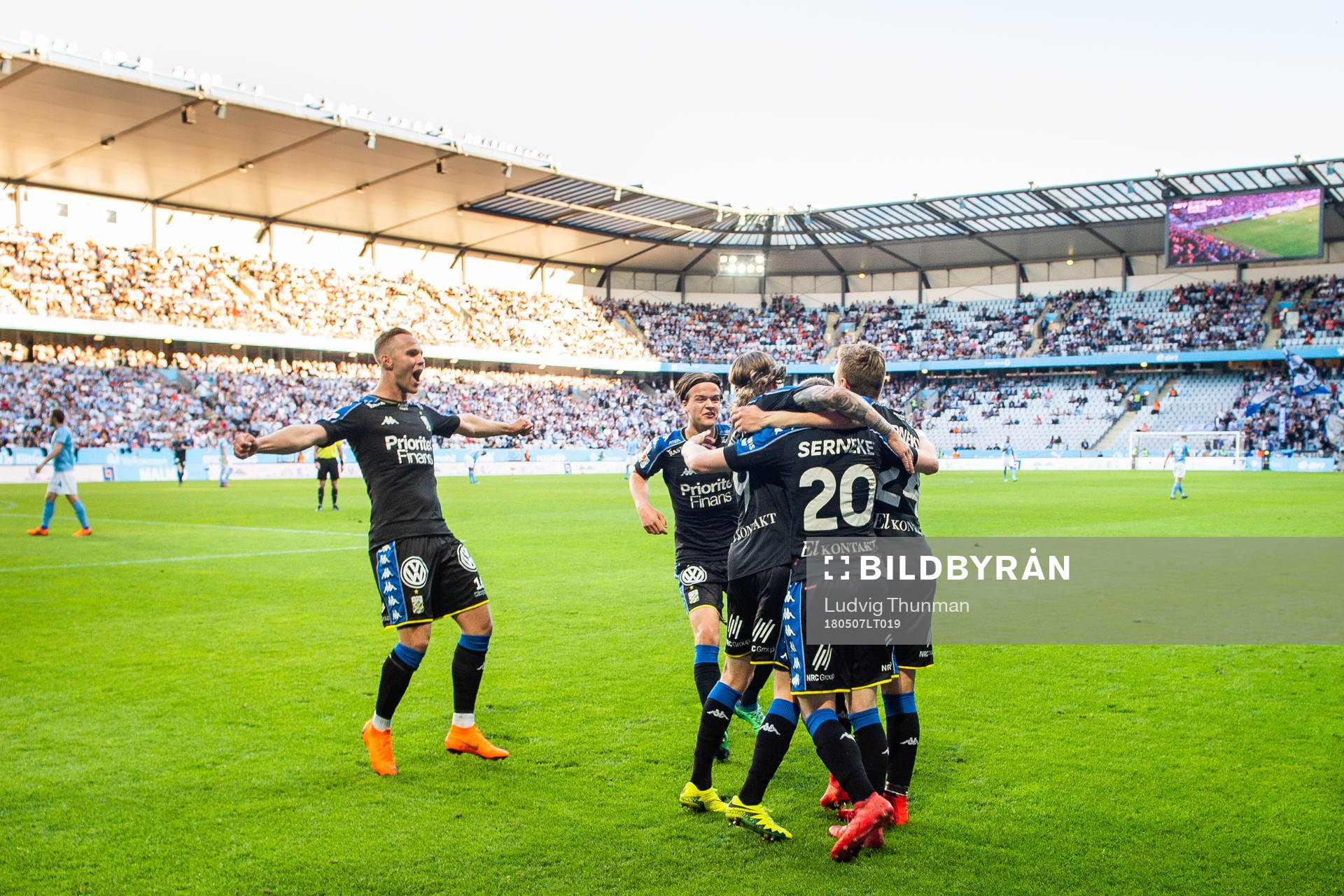 IFK Göteborgs Gustav Engvall, August Erlingmark och Elias