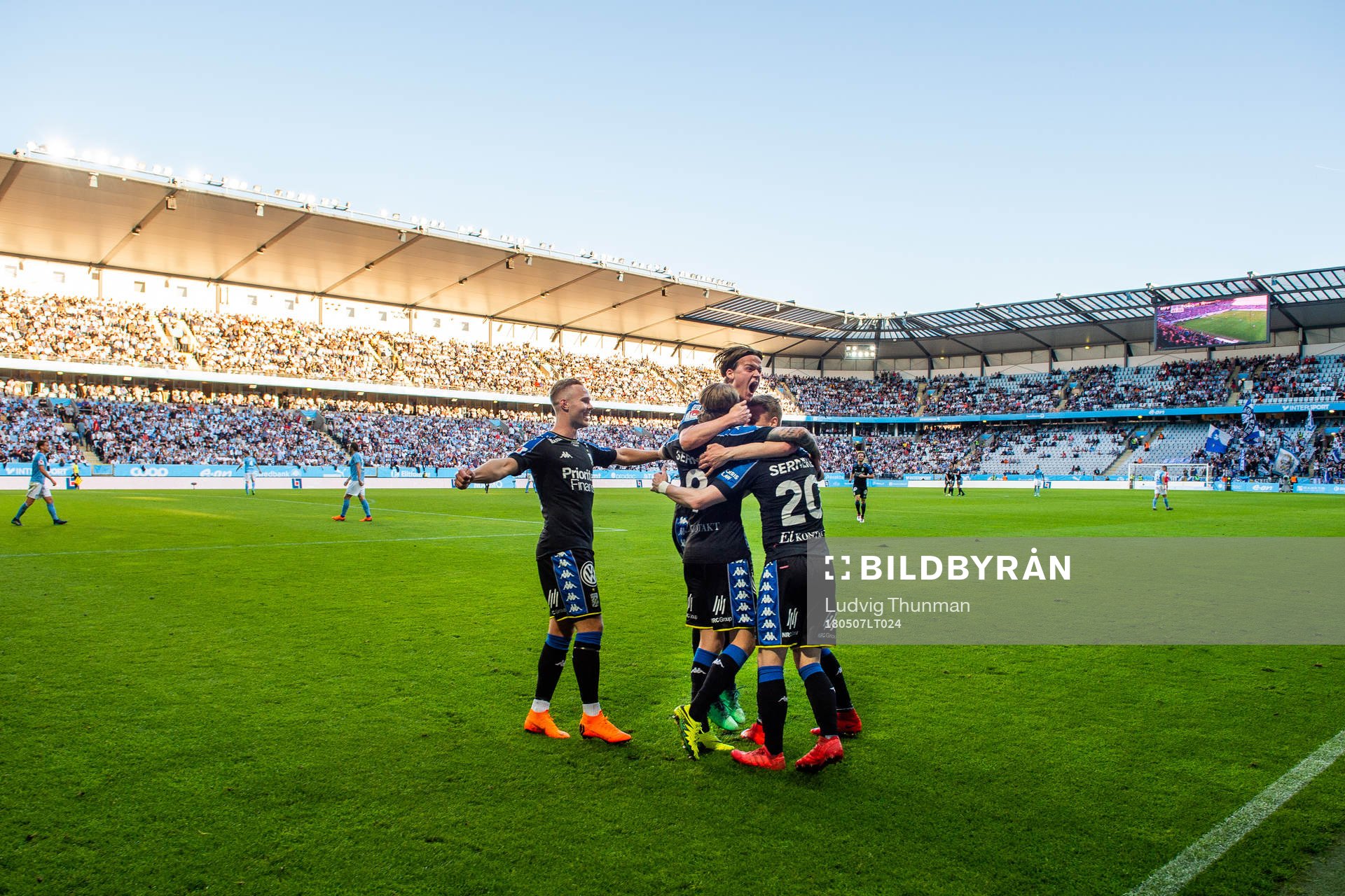 IFK Göteborgs Gustav Engvall, August Erlingmark och Elias