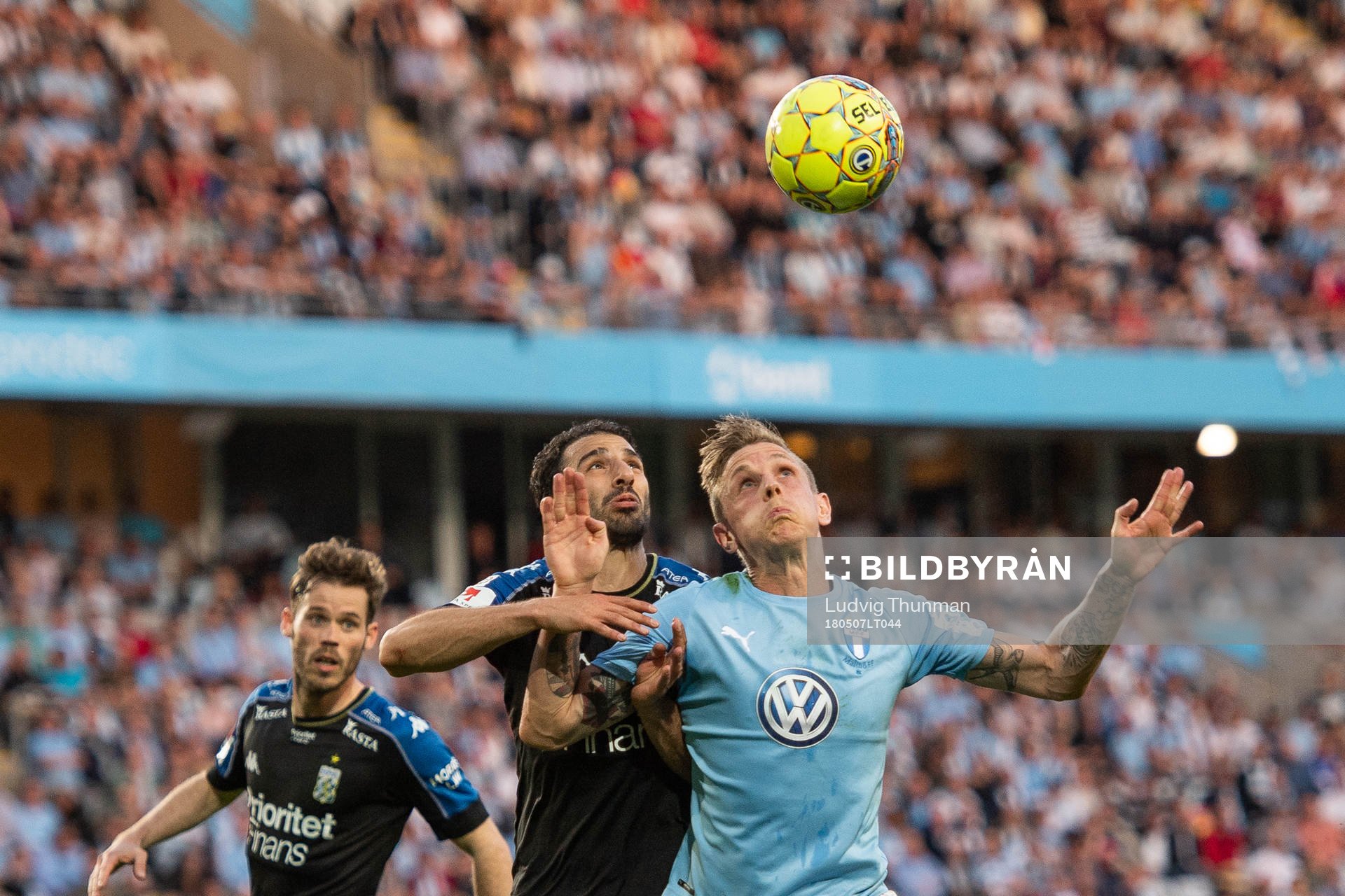 IFK Göteborgs André Calisir och Malmö FFs Sören Rieks