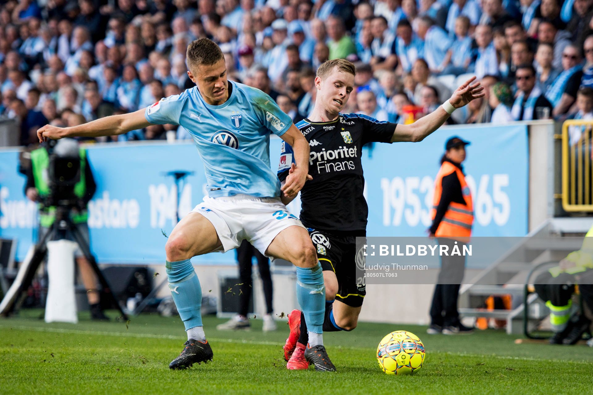 Malmö FFs Mattias Svanberg och IFK Göteborgs Victor