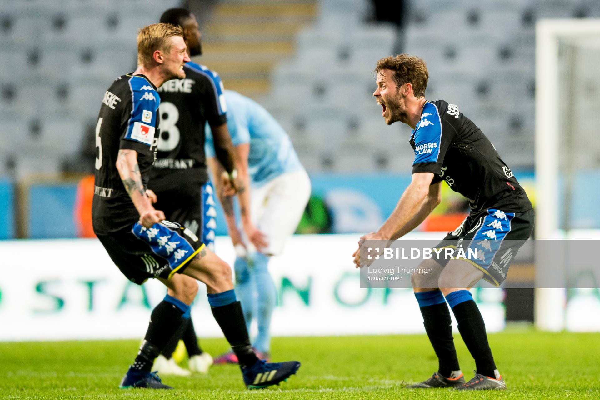 IFK Göteborgs Sebastian Eriksson och Emil Salomonsson
