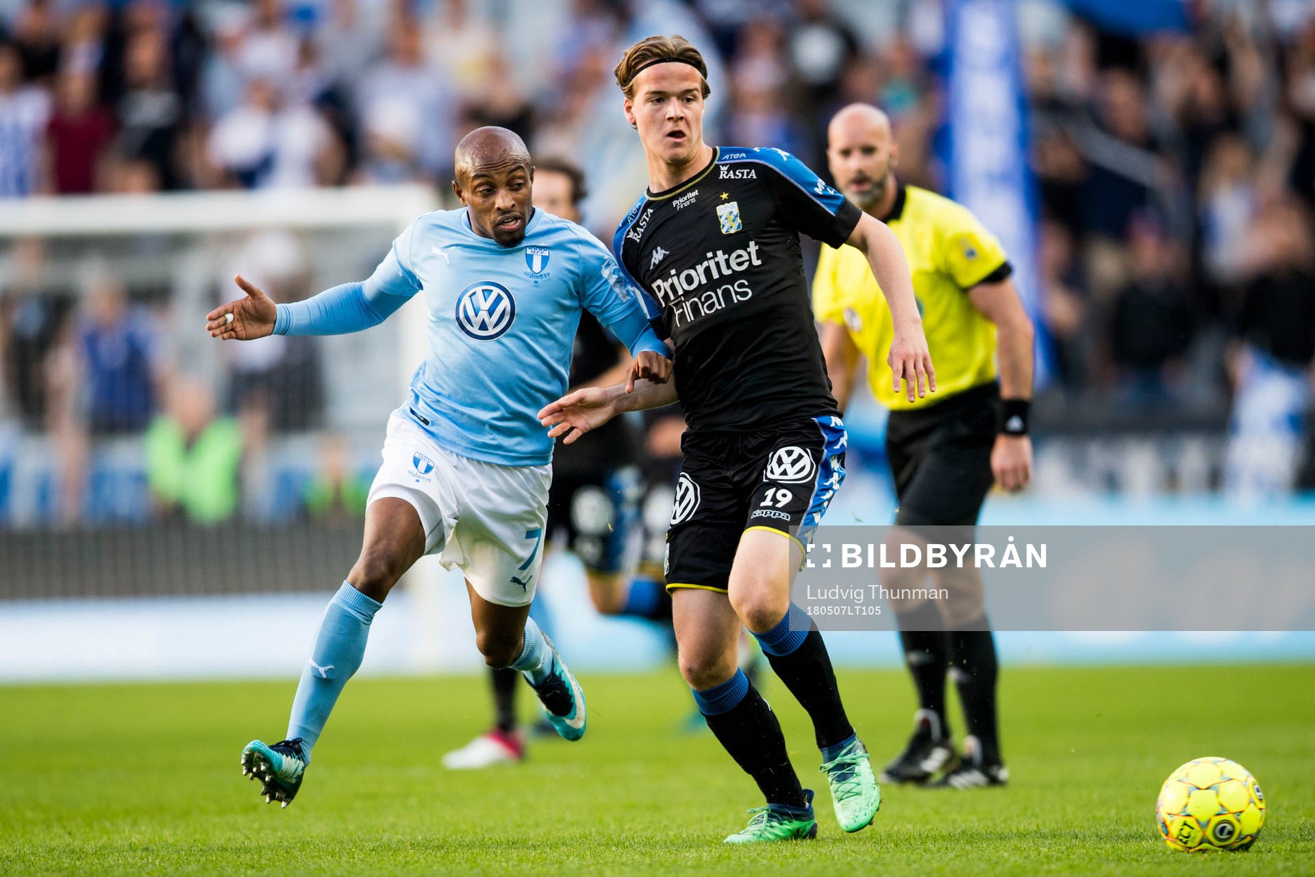 Malmö FFs Fouad Bachirou och IFK Göteborgs August