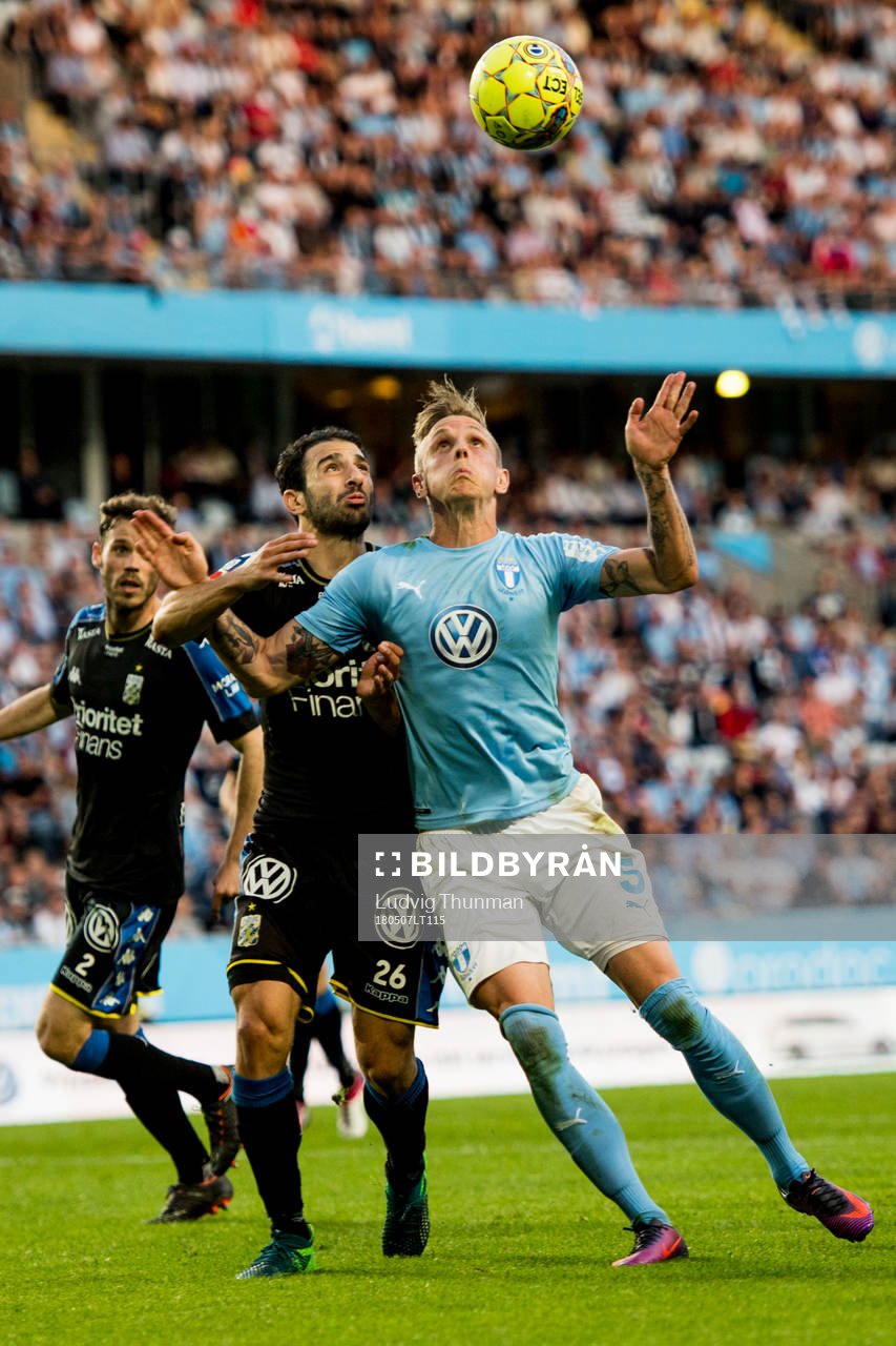IFK Göteborgs Emil Salomonsson, André Calisir och Malmö