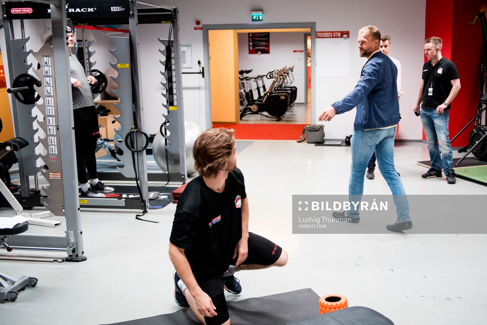 Biträdande sportchef Mathias Tjärnqvist och Anton Öhman